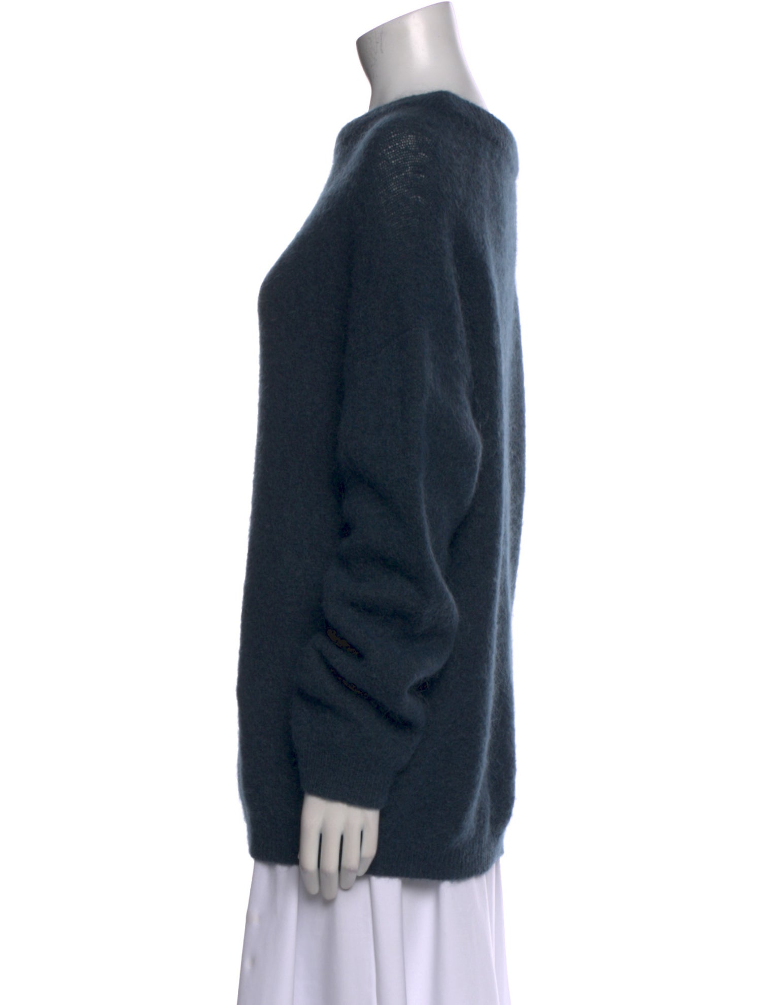 Acne Studios Kid Mohair Scoop Neck Sweater