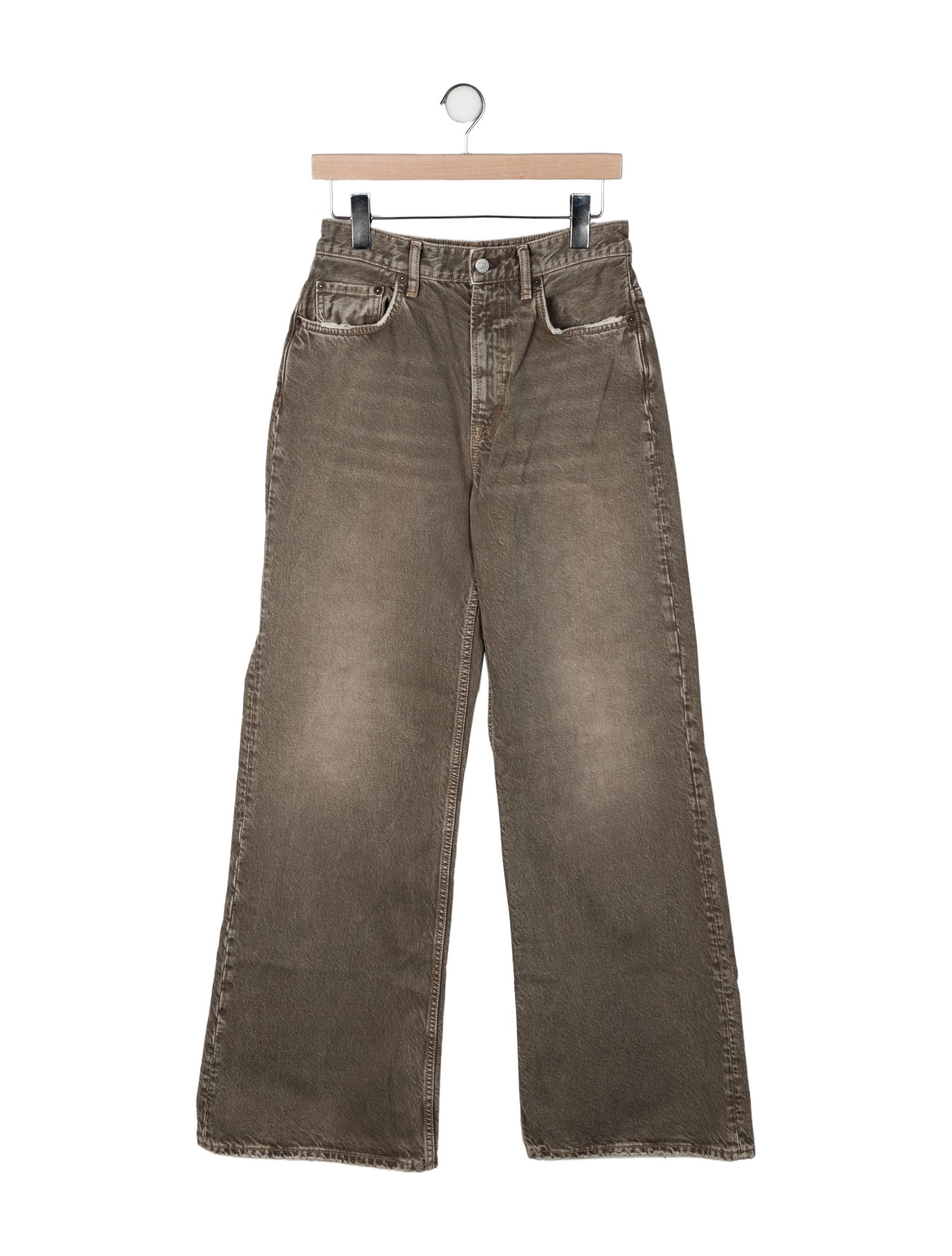 Acne Studios High-Rise Wide Leg Jeans