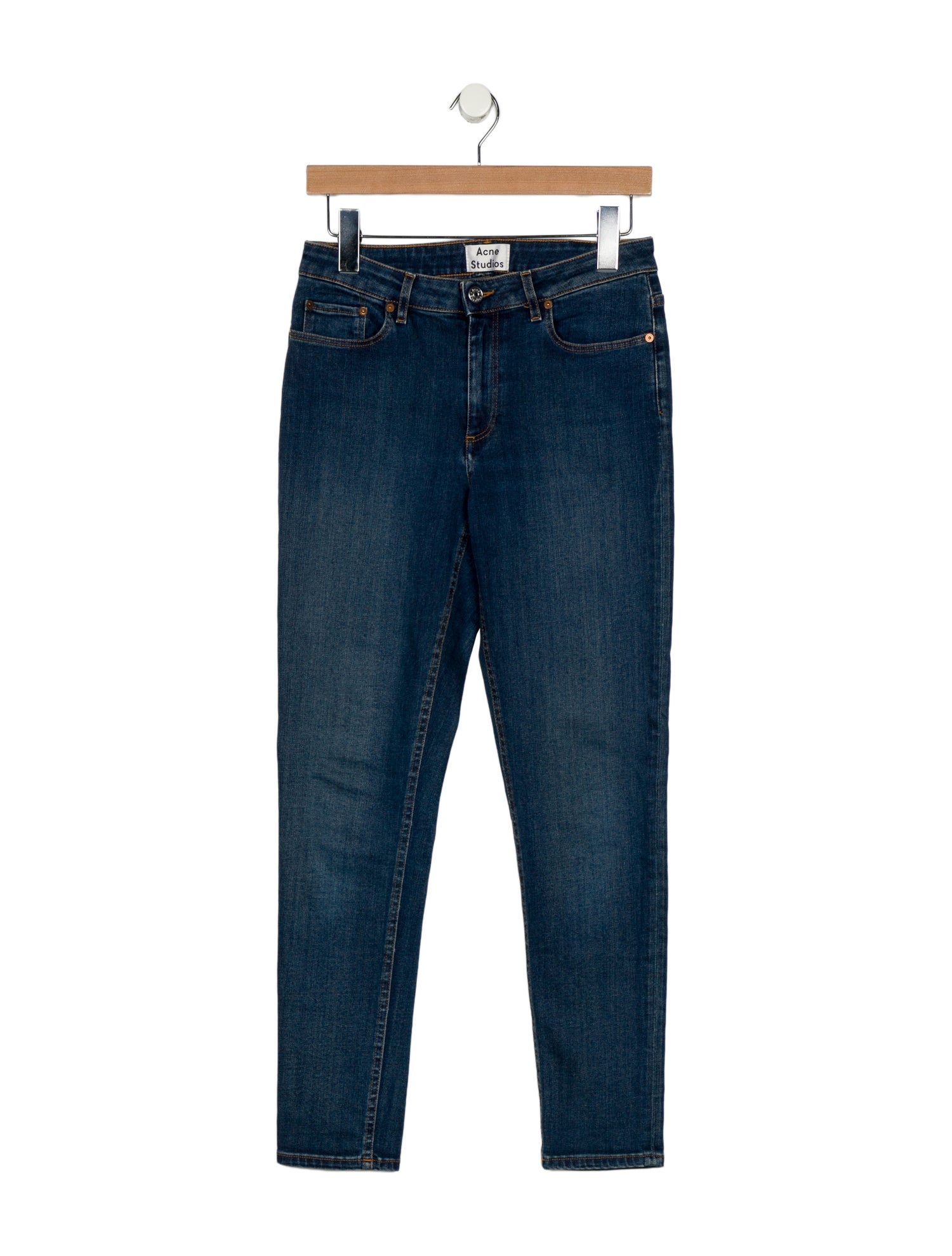 Acne Studios Mid-Rise Skinny Leg Jeans