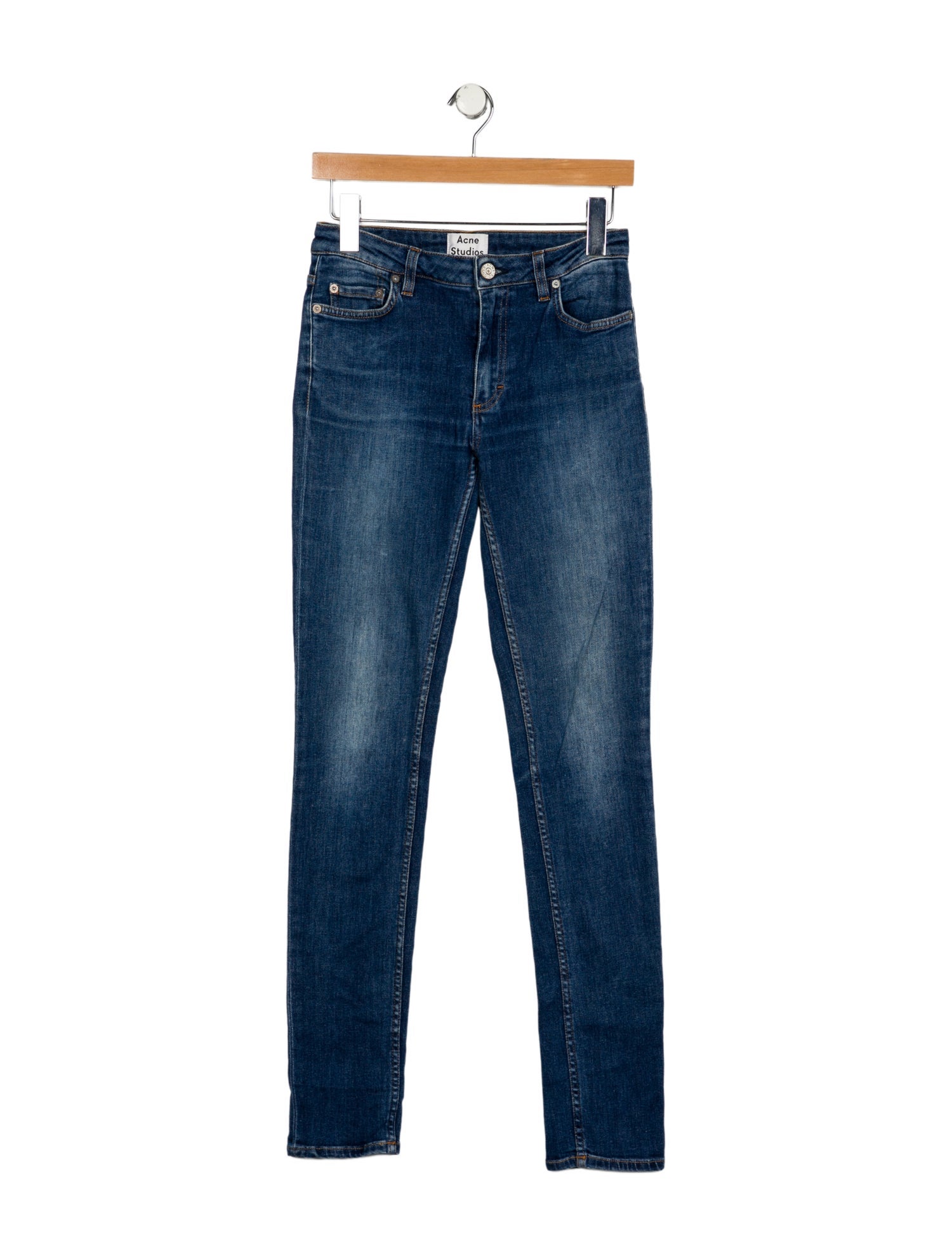 Acne Studios High-Rise Skinny Leg Jeans