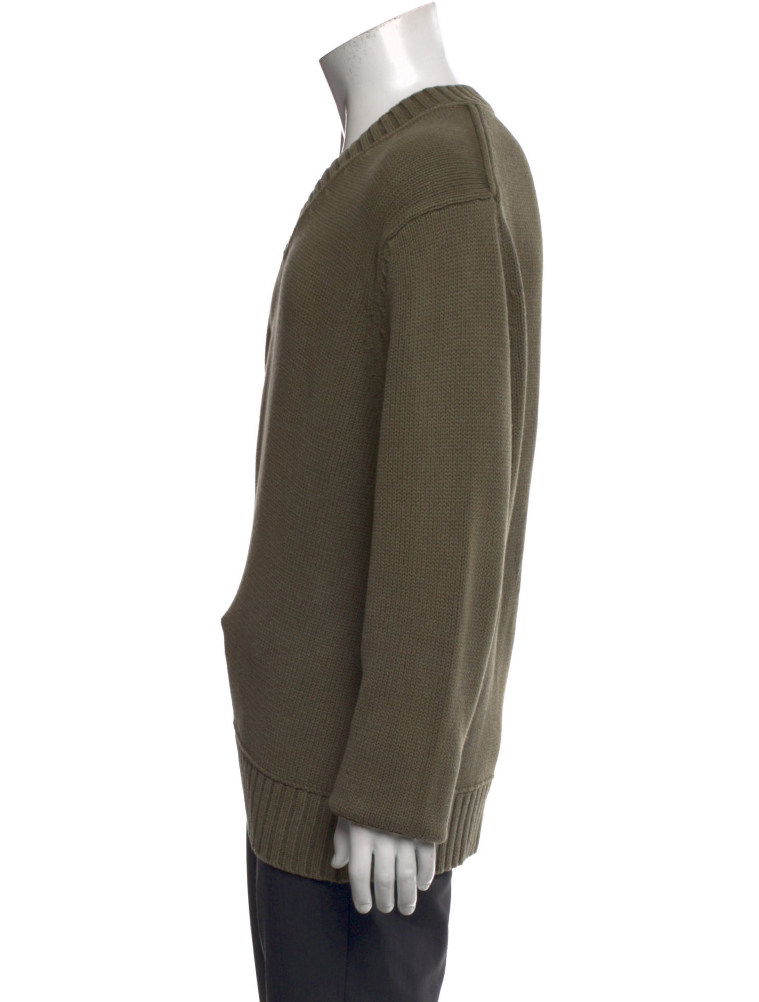 Acne Studios V-Neck Long Sleeve Pullover