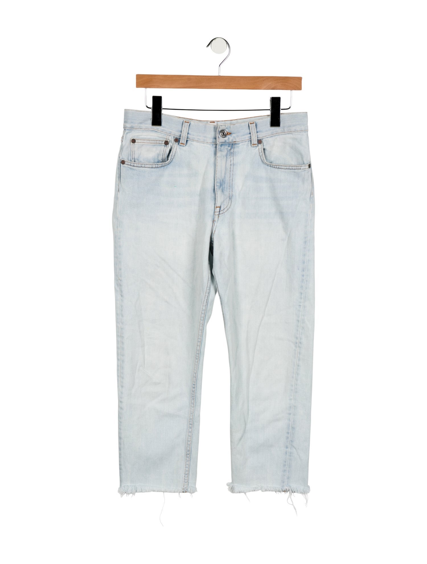 Acne Studios Mid-Rise Straight Leg Jeans