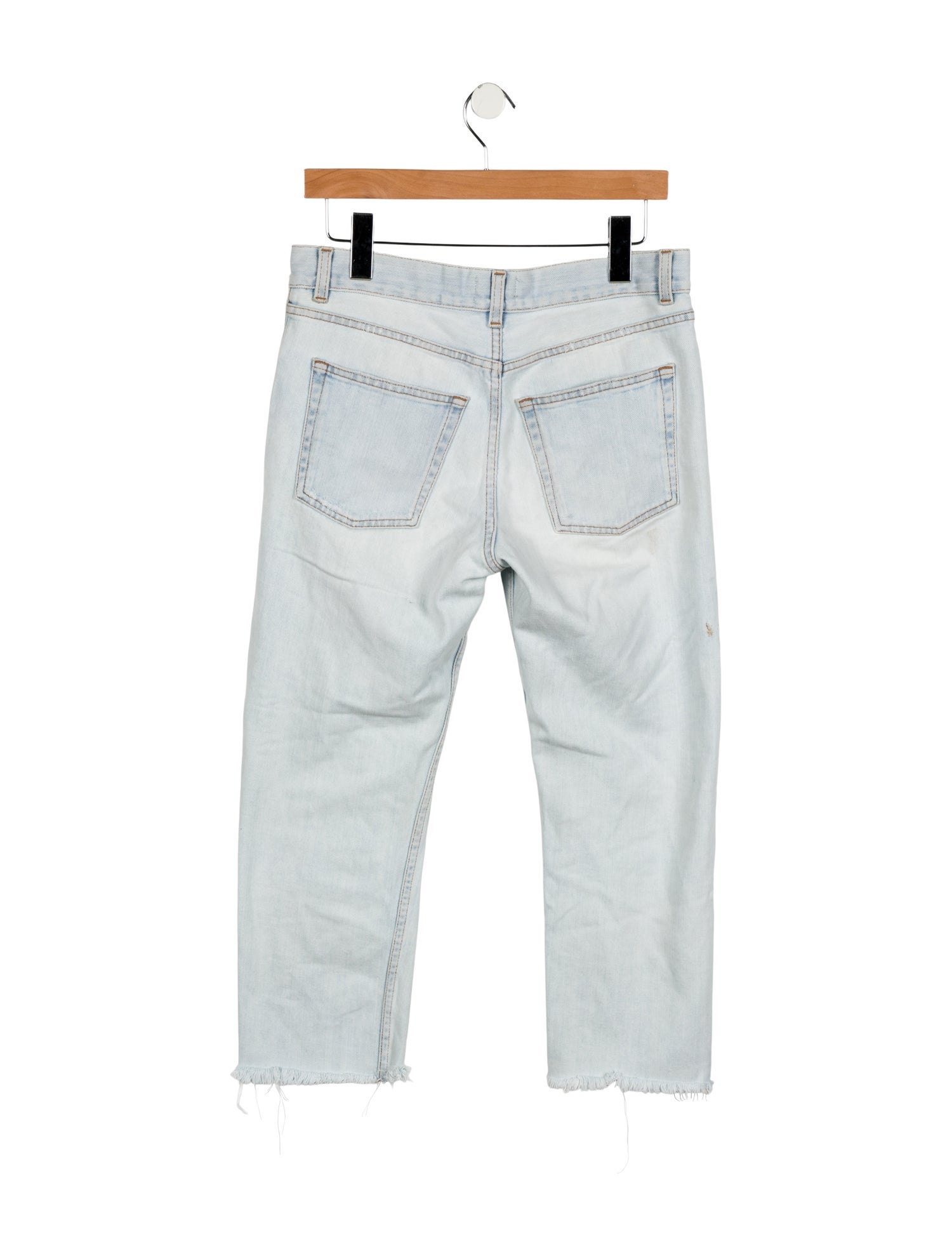 Acne Studios Mid-Rise Straight Leg Jeans