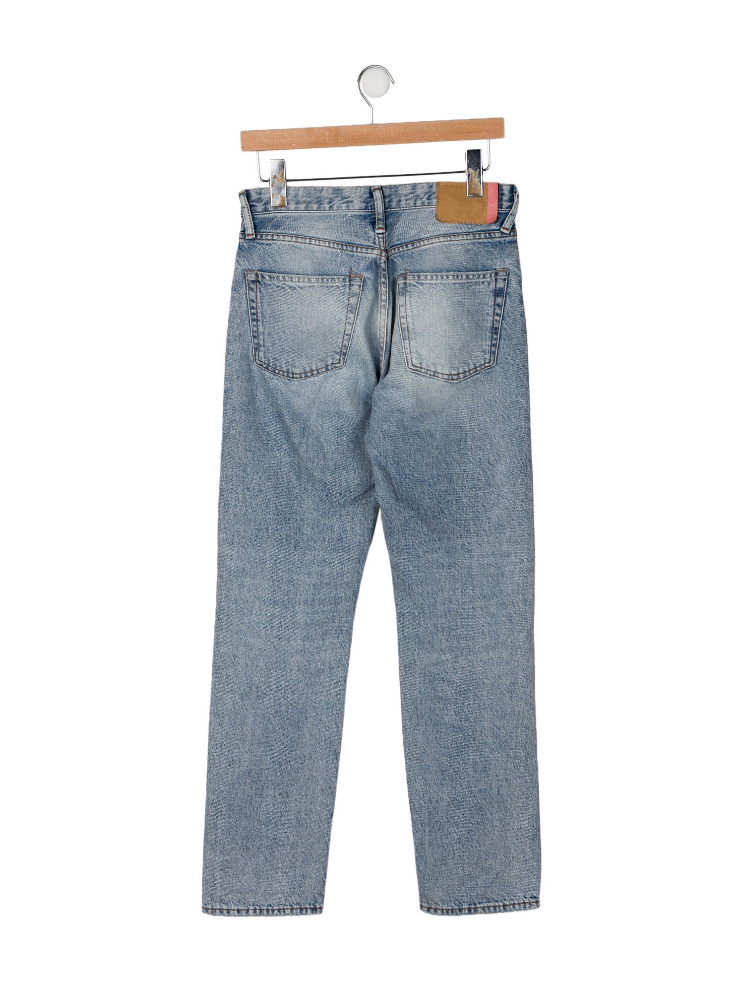 Acne Studios Mid-Rise Straight Leg Jeans
