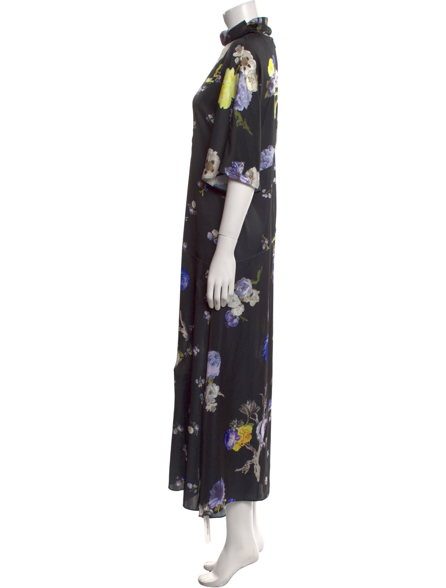 Acne Studios Floral Print Long Dress