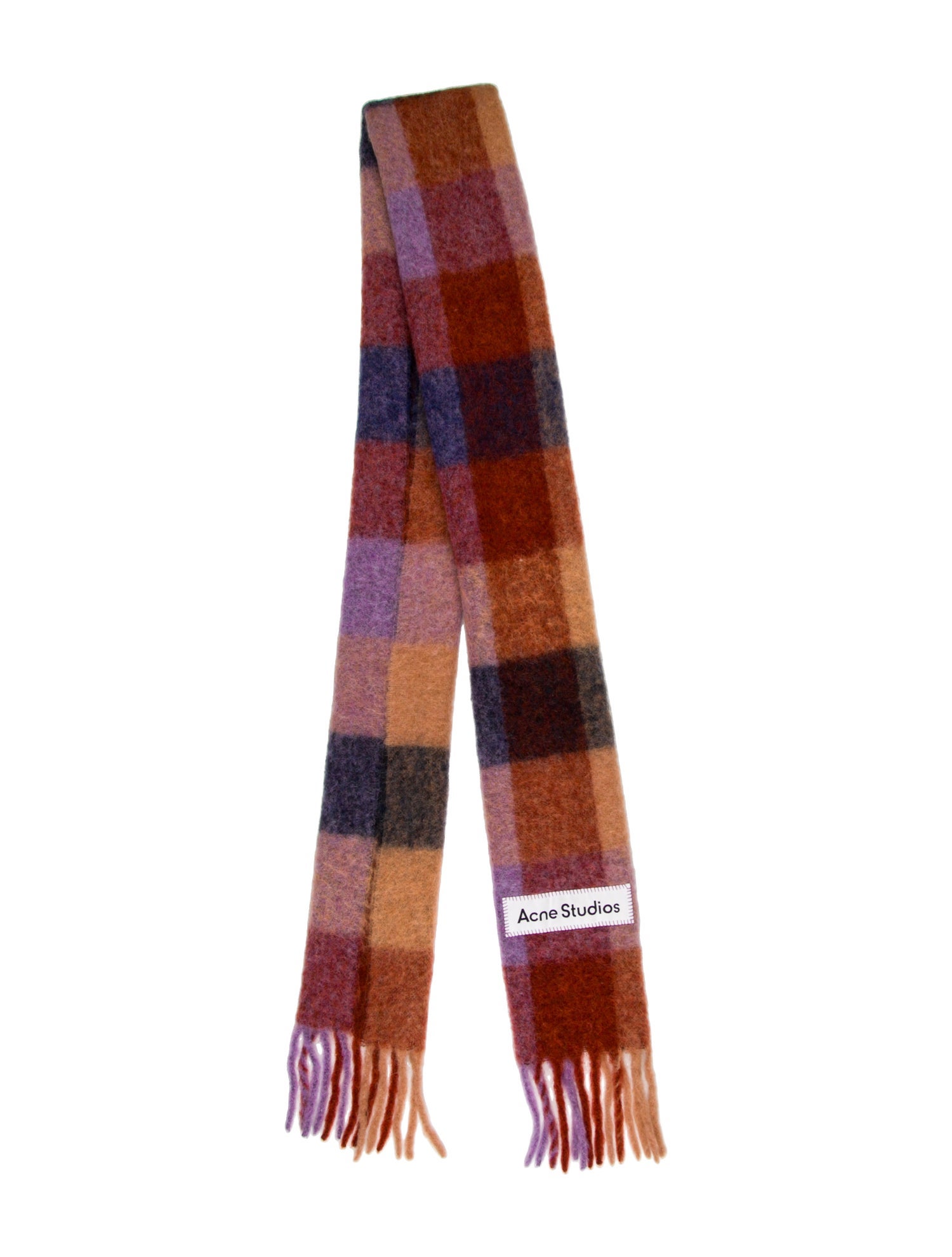 Acne Studios Mohair Striped Scarf