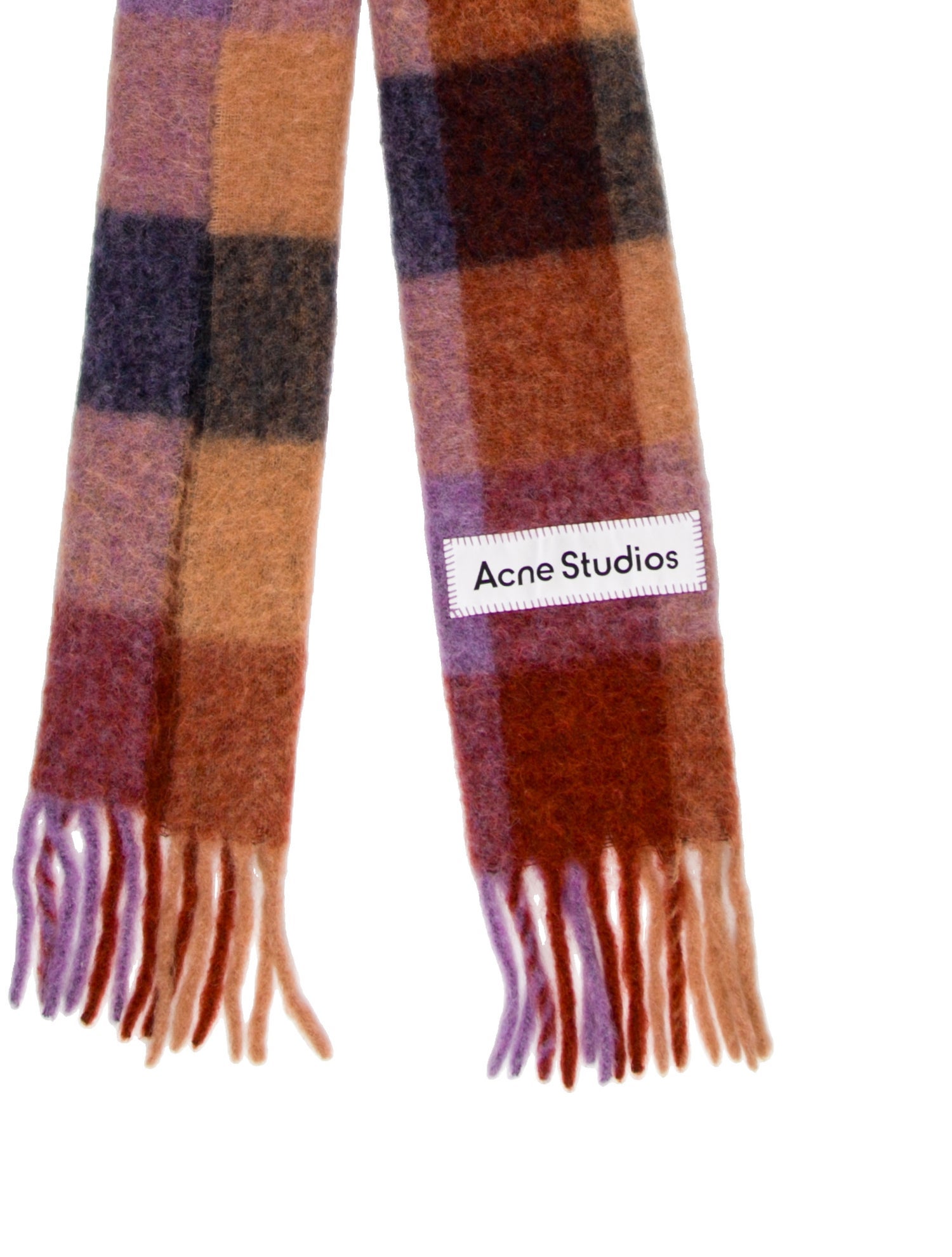 Acne Studios Mohair Striped Scarf