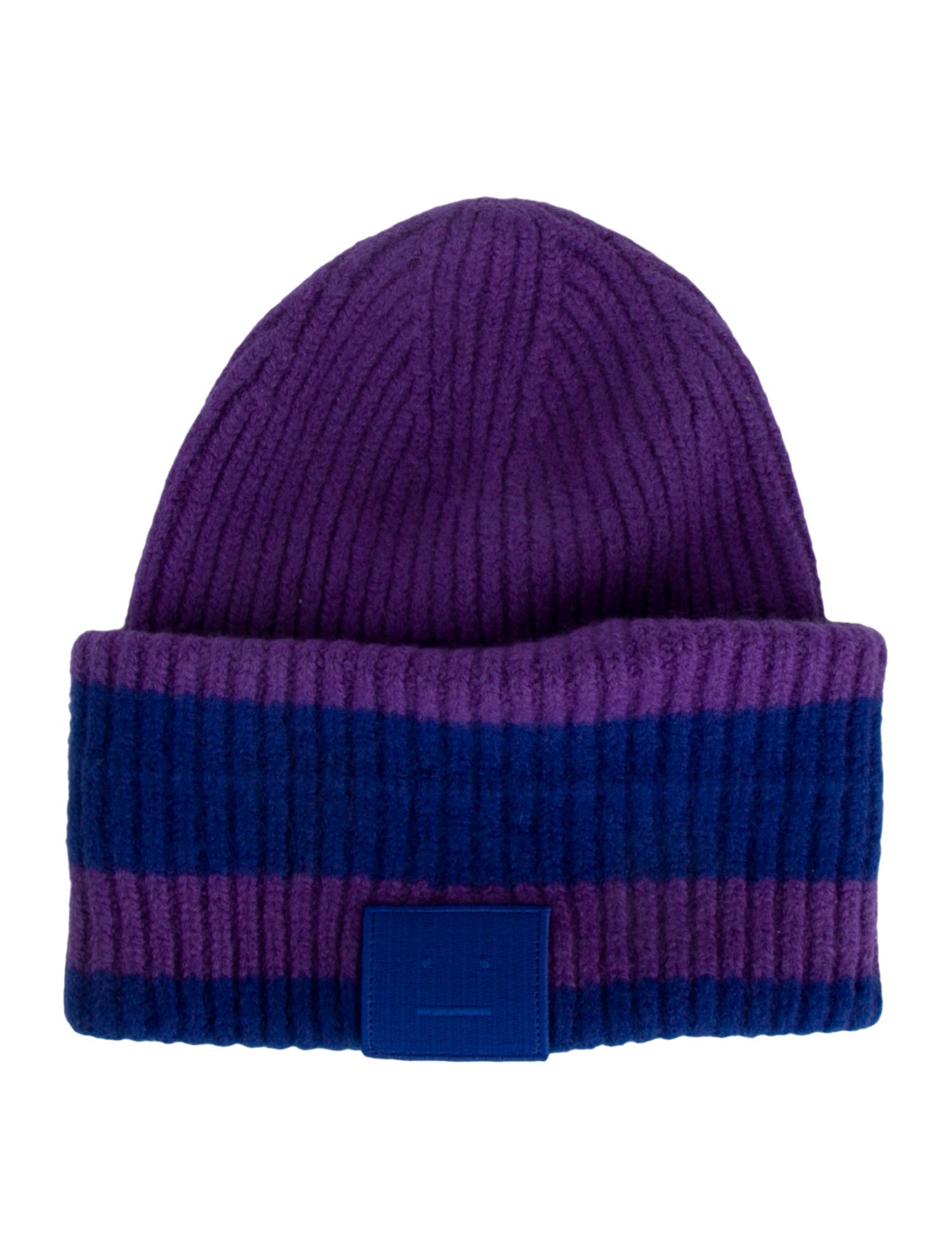 Acne Studios Pattern Print Wool Knit Beanie