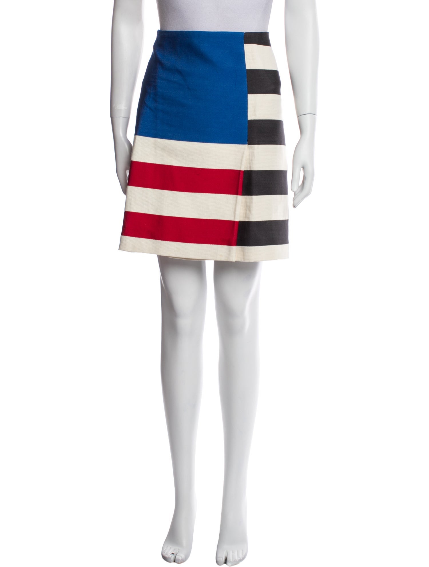 Acne Studios Striped Knee-Length Skirt
