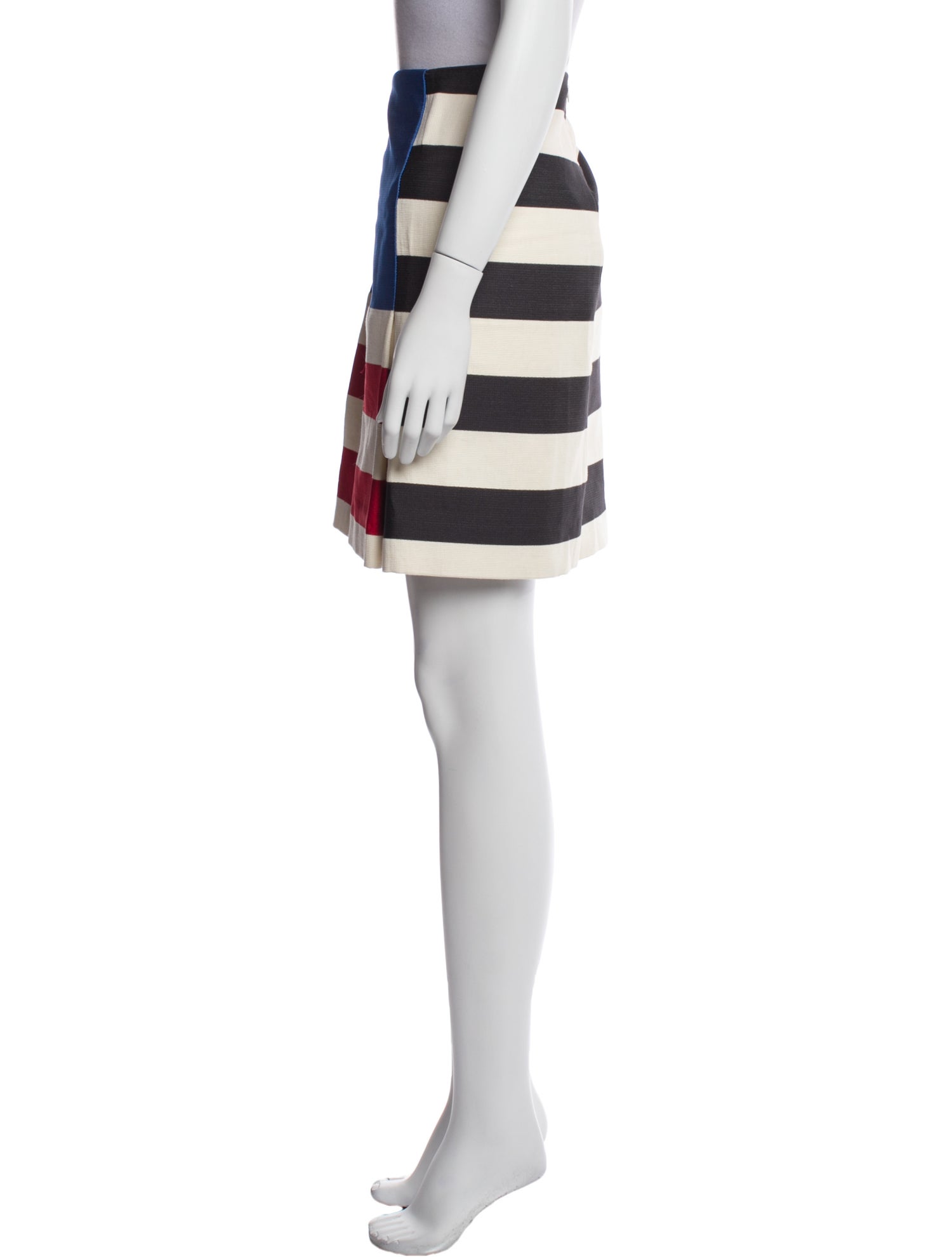 Acne Studios Striped Knee-Length Skirt