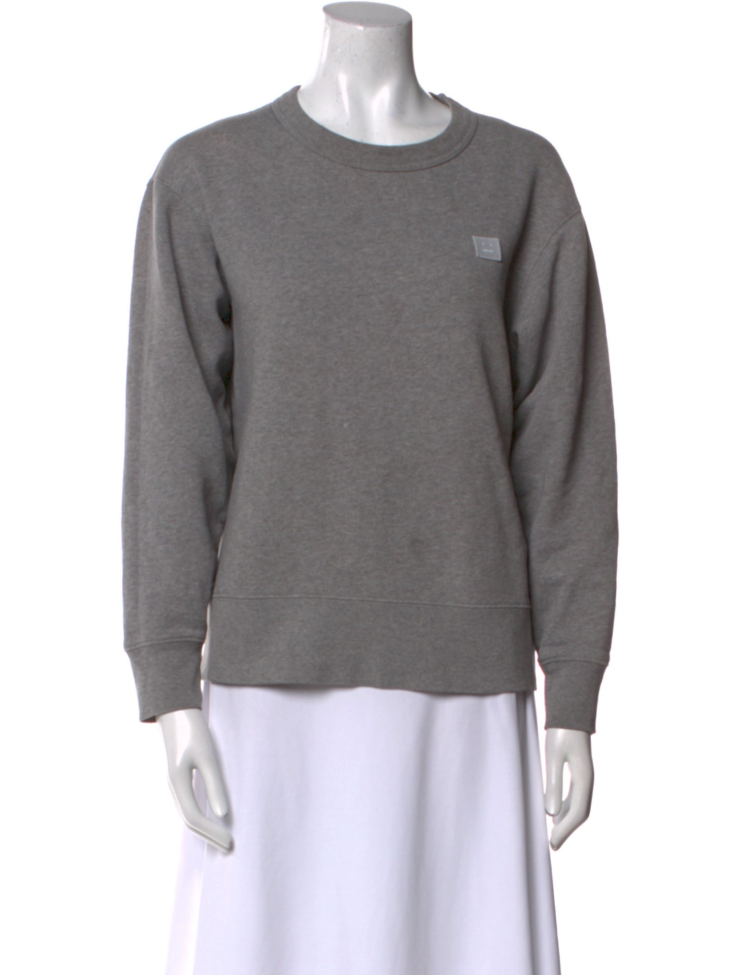 Acne Studios Crew Neck Long Sleeve Sweatshirt