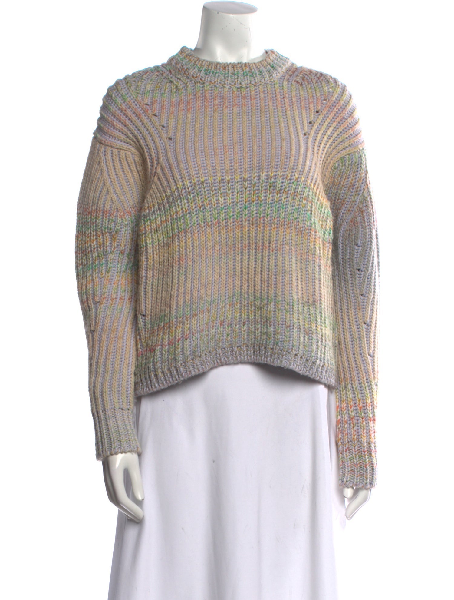 Acne Studios Striped Mock Neck Sweater