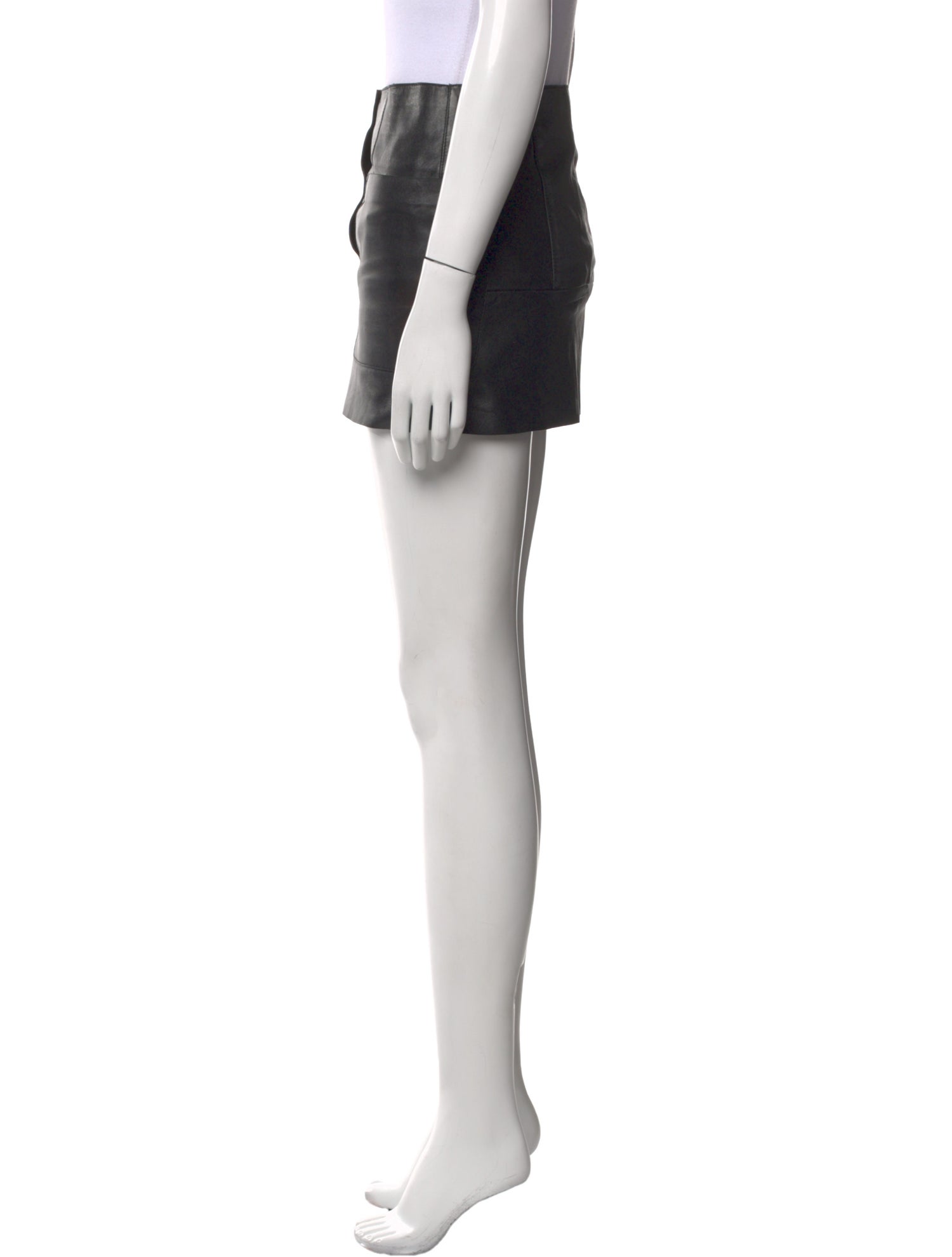 Acne Studios Lamb Leather Mini Skirt