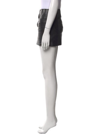 Acne Studios Lamb Leather Mini Skirt