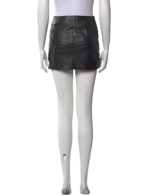 Acne Studios Lamb Leather Mini Skirt