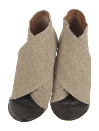 Acne Studios Canvas D'Orsay Pumps