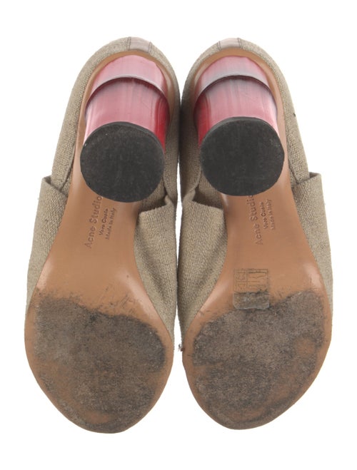 Acne Studios Canvas D'Orsay Pumps