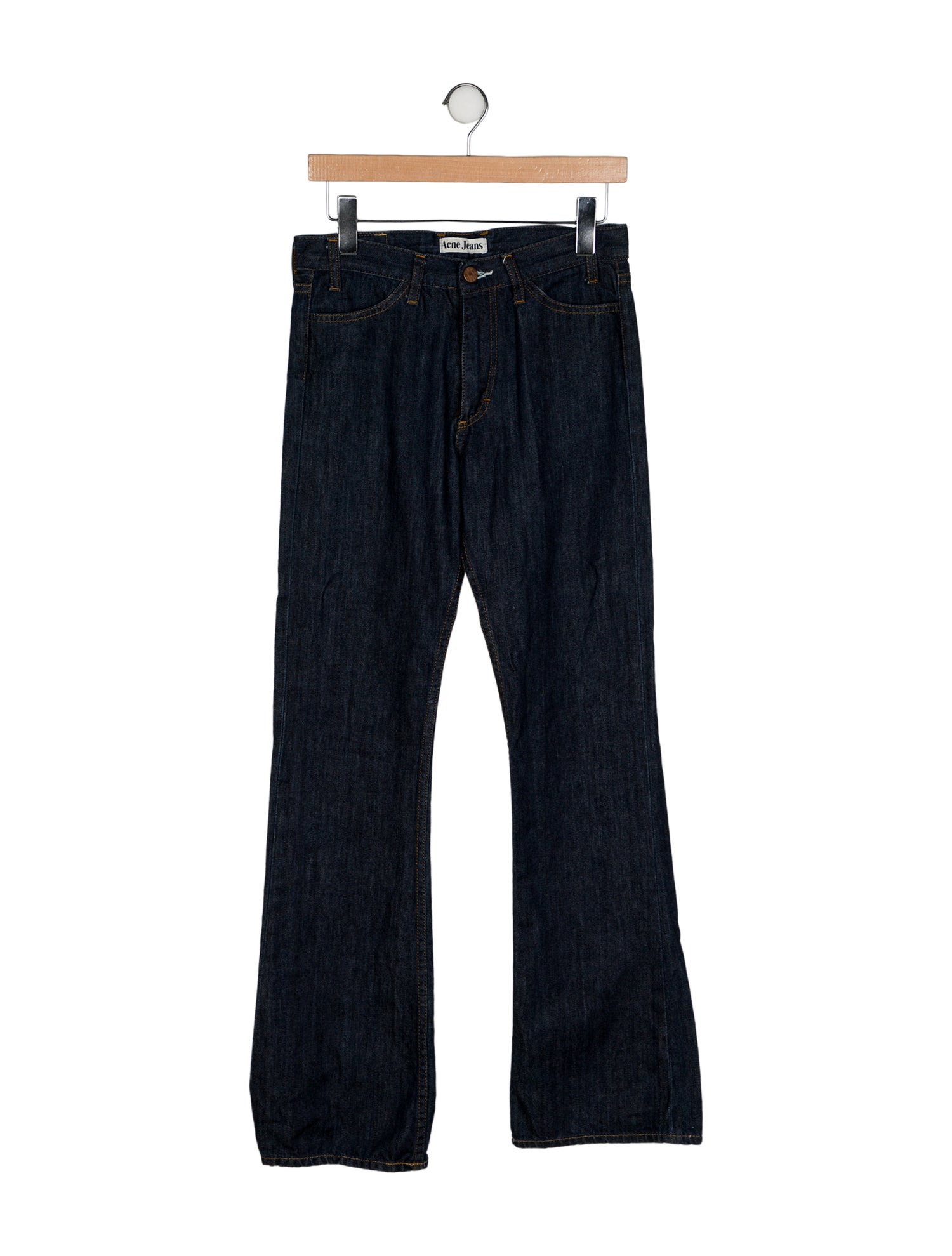 Acne Studios Mid-Rise Wide Leg Jeans