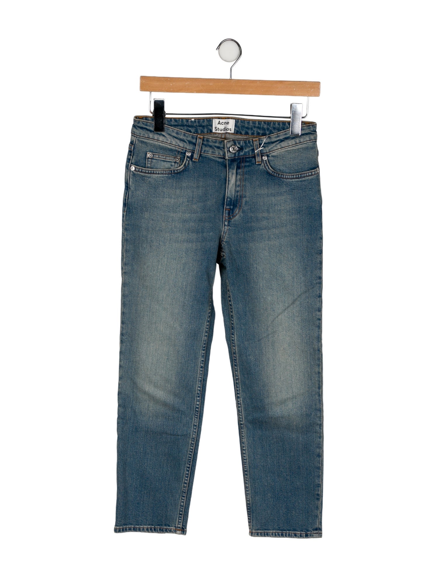 Acne Studios Mid-Rise Straight Leg Jeans w/ Tags