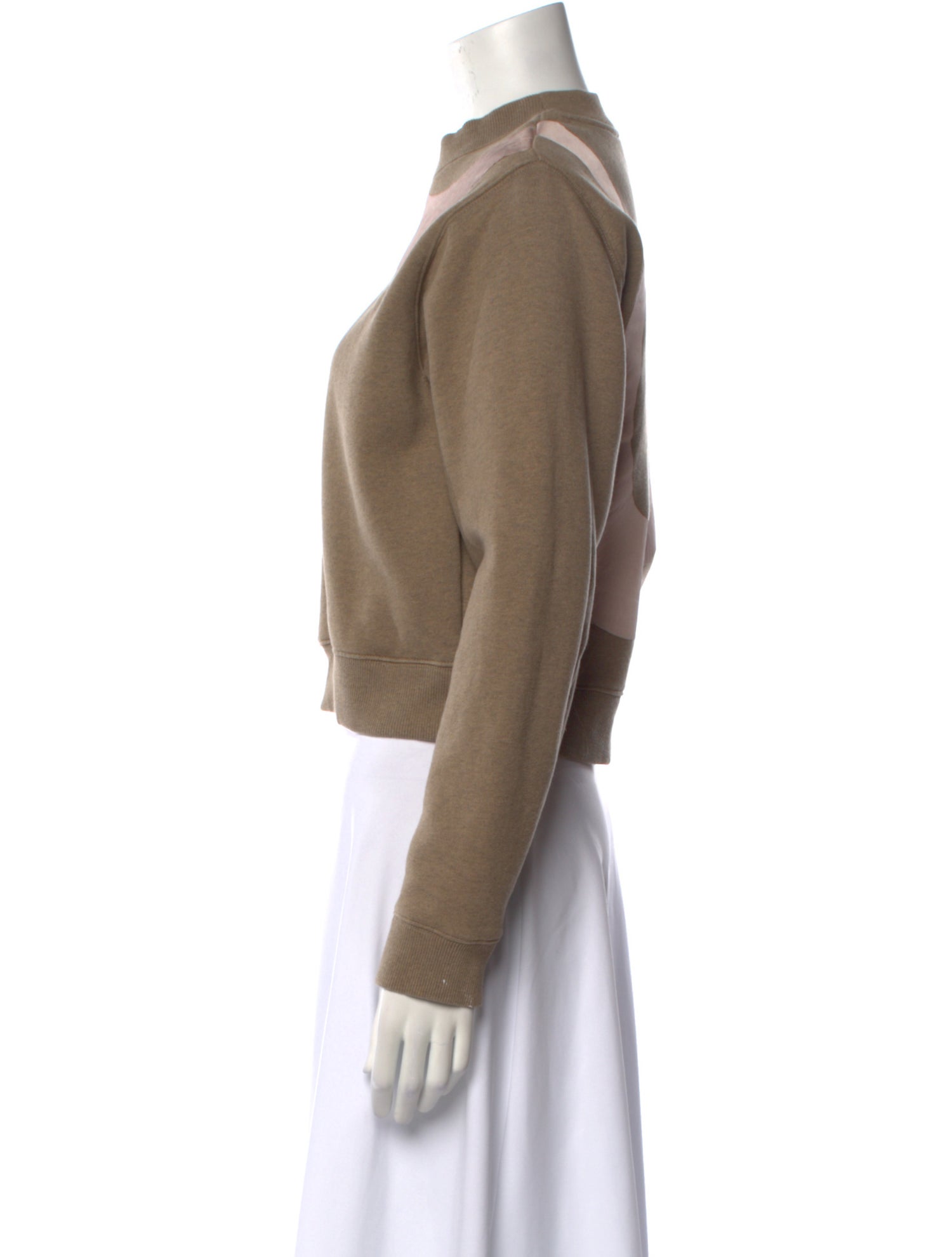 Acne Studios Mock Neck Long Sleeve Sweatshirt