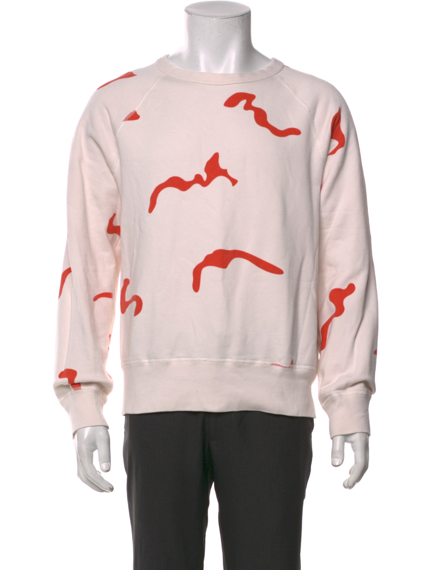 Acne Studios Graphic Print Crew Neck Pullover