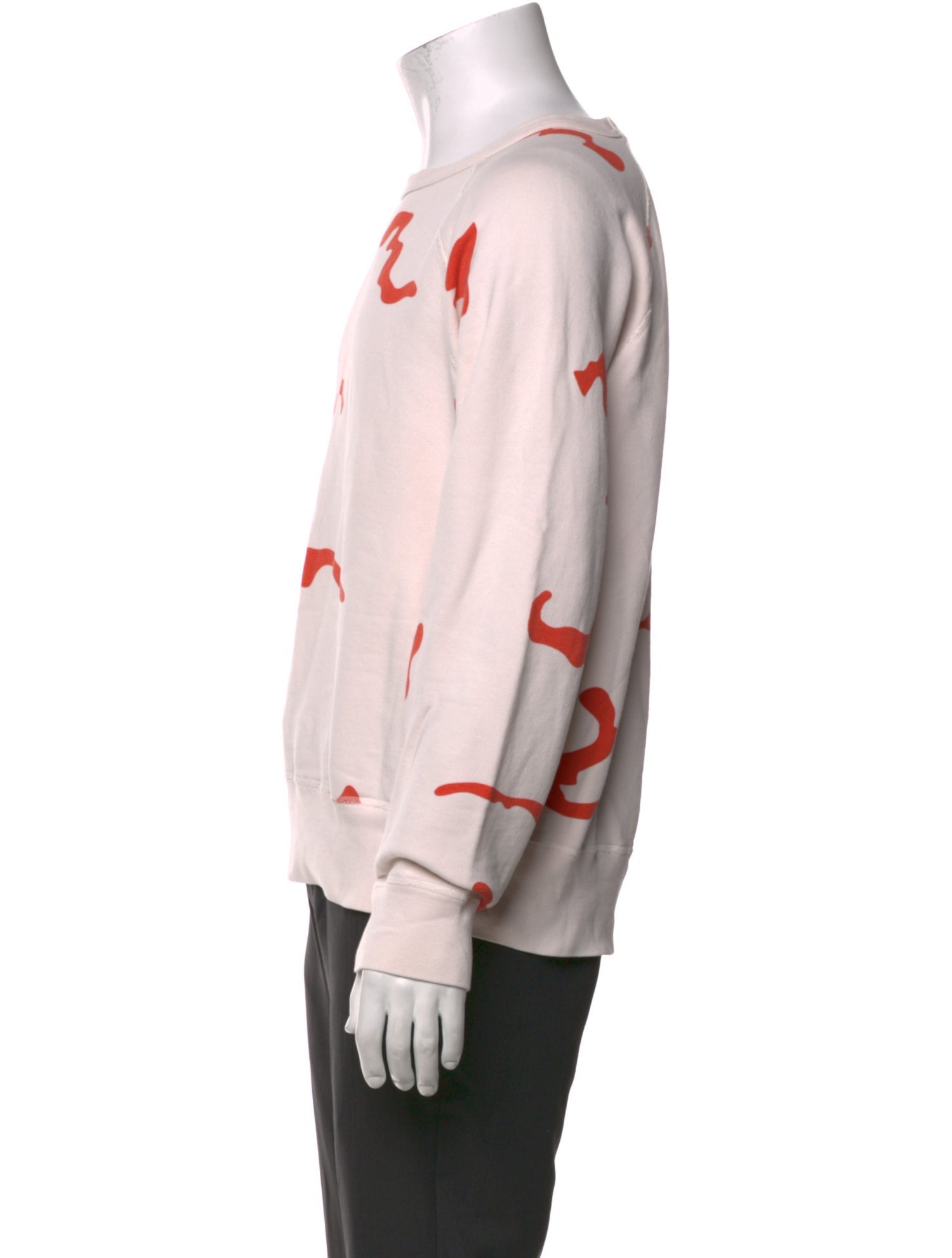 Acne Studios Graphic Print Crew Neck Pullover