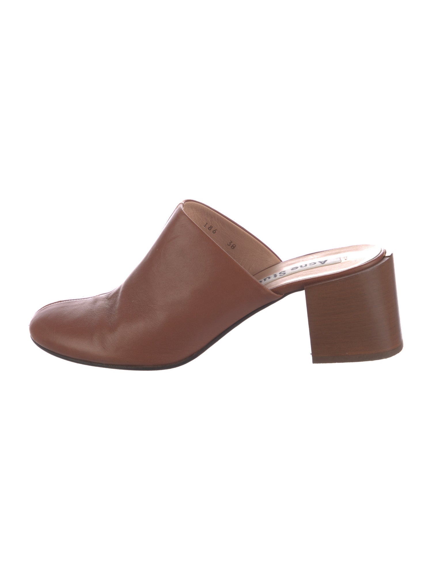 Acne Studios Leather Mules