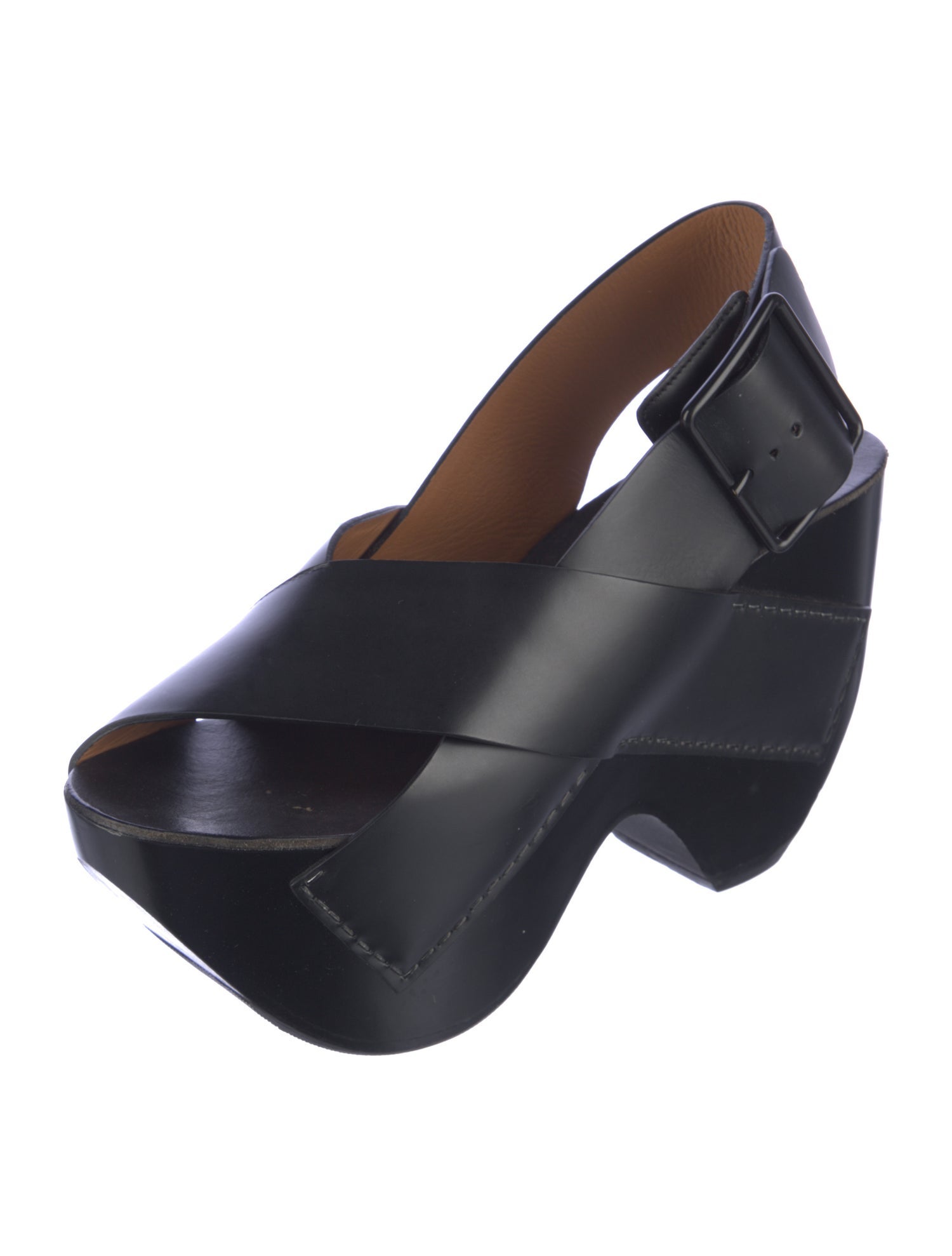 Acne Studios Leather Slingback Sandals