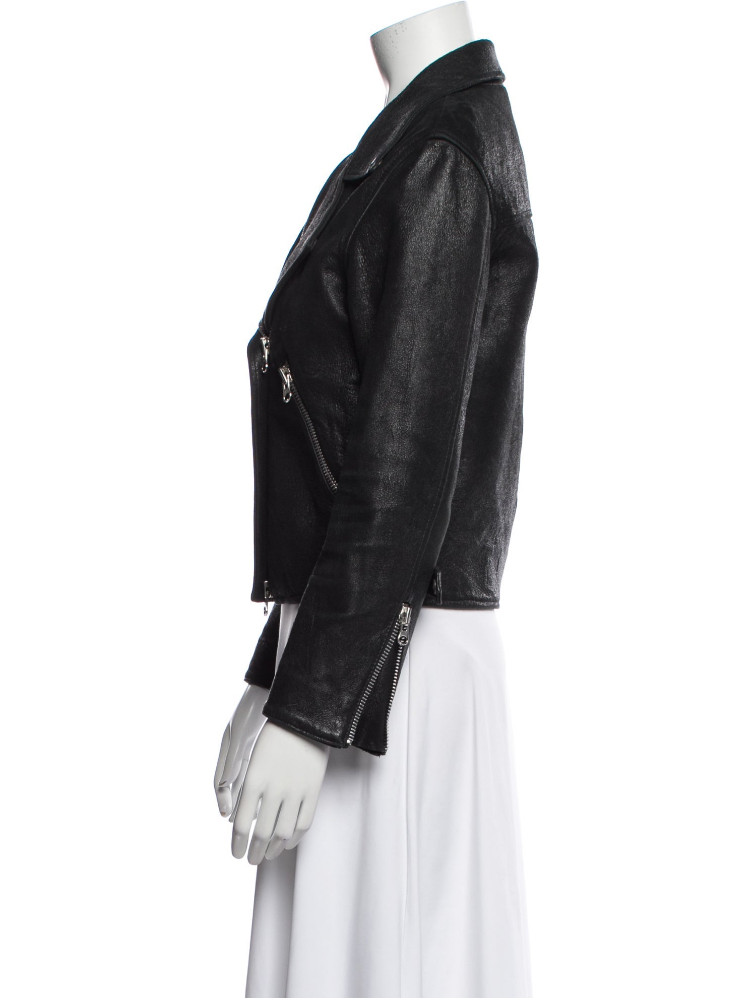 Acne Studios Leather Biker Jacket