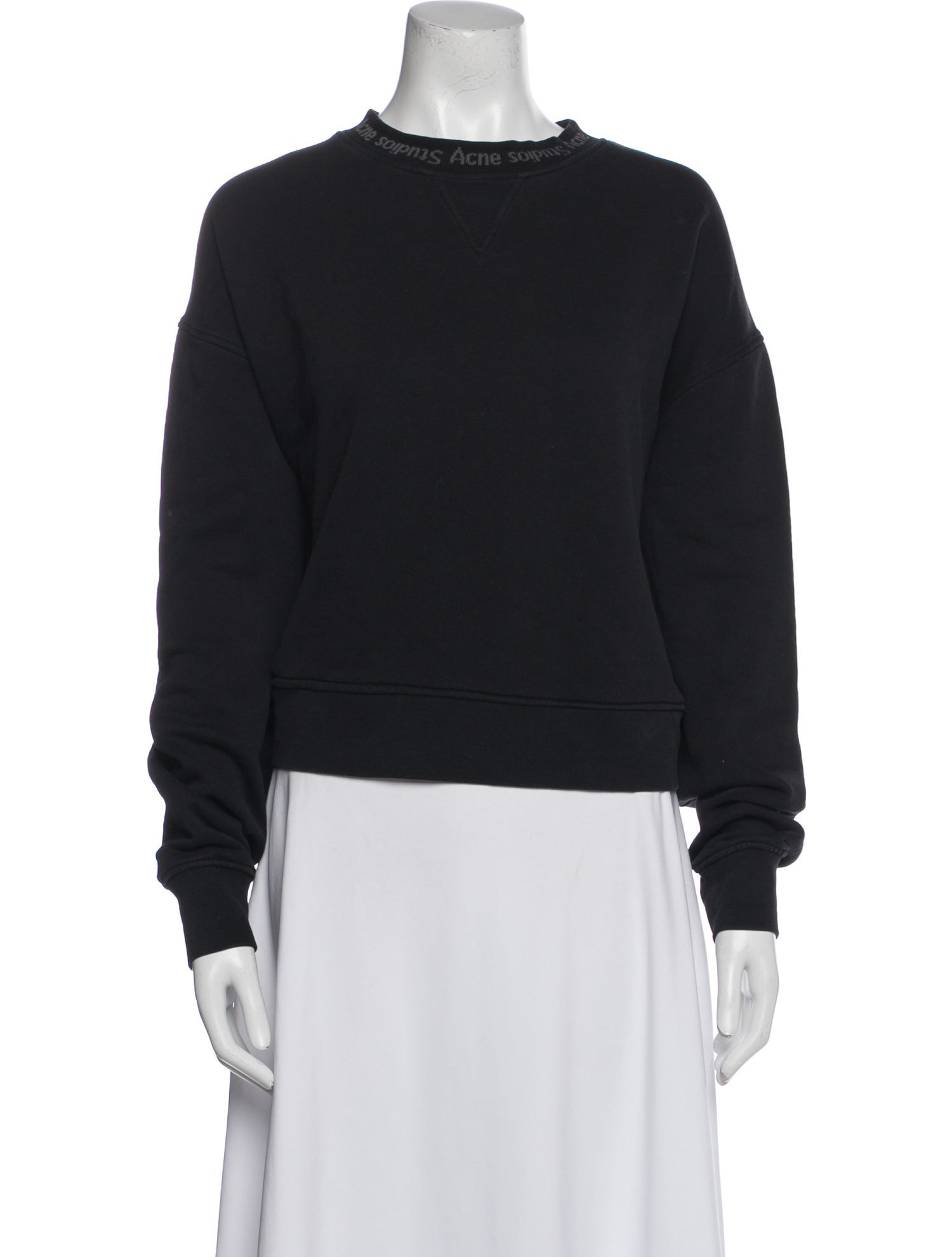 Acne Studios Crew Neck Long Sleeve Sweatshirt