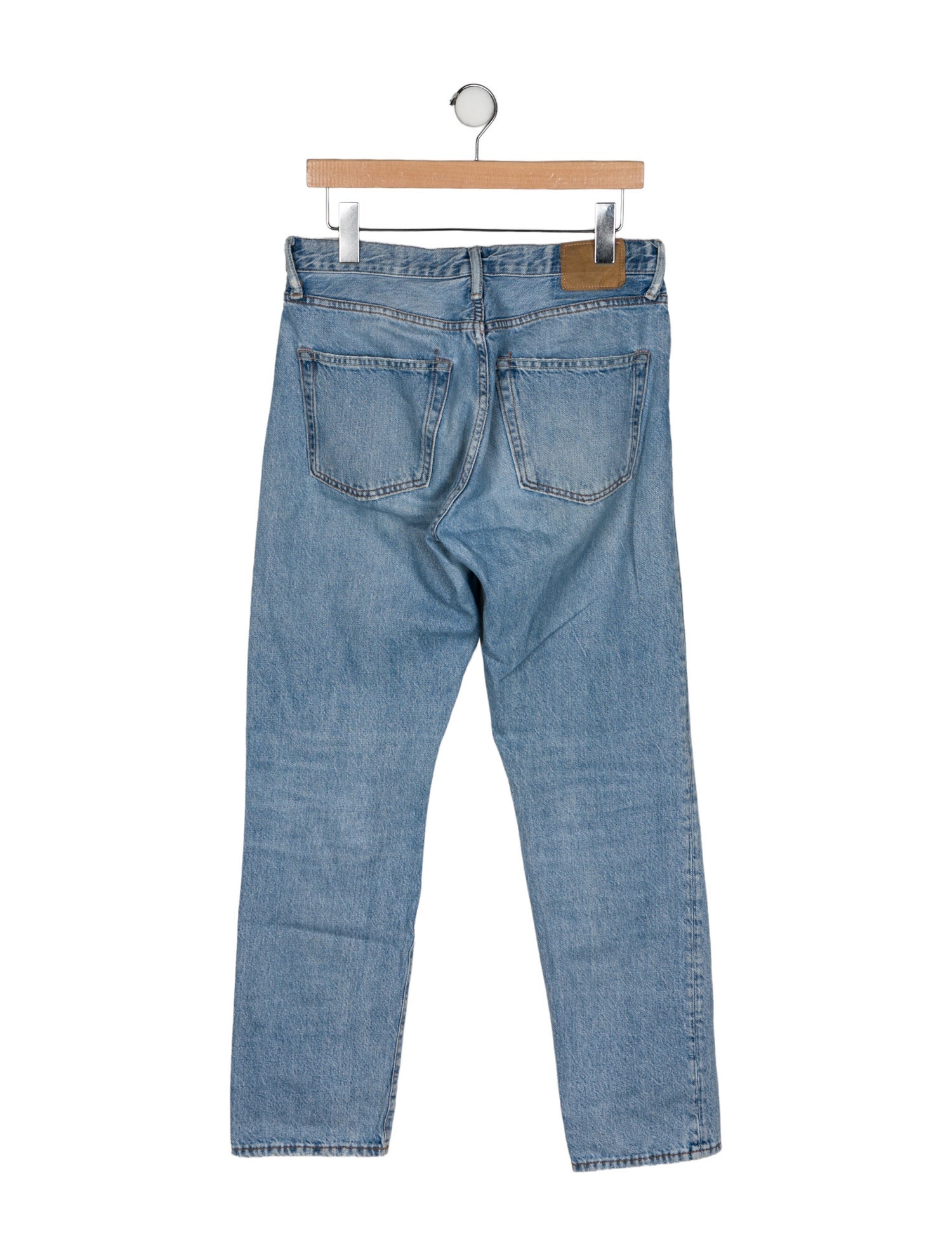 Acne Studios Mid-Rise Straight Leg Jeans