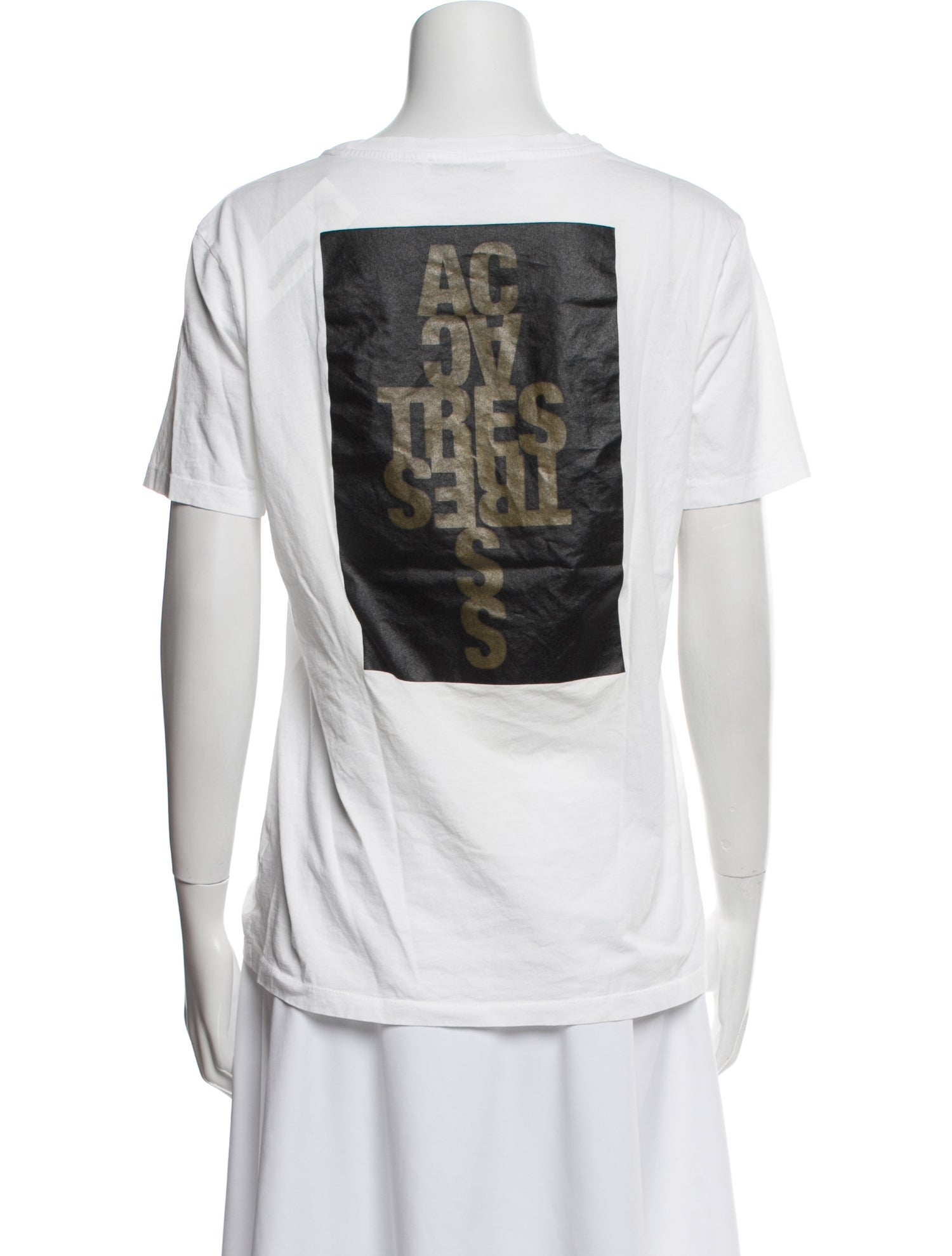 Acne Studios Graphic Print Crew Neck T-Shirt