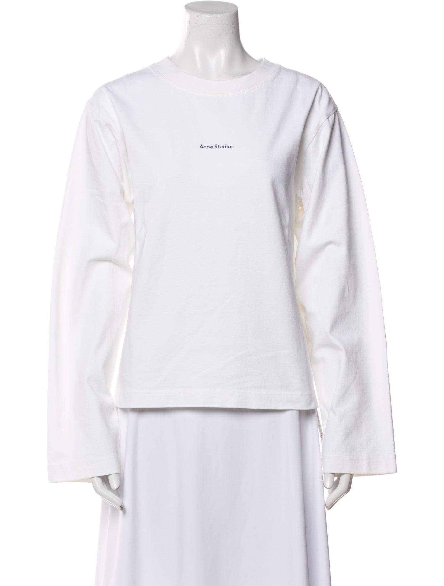 Acne Studios Crew Neck Long Sleeve Sweatshirt