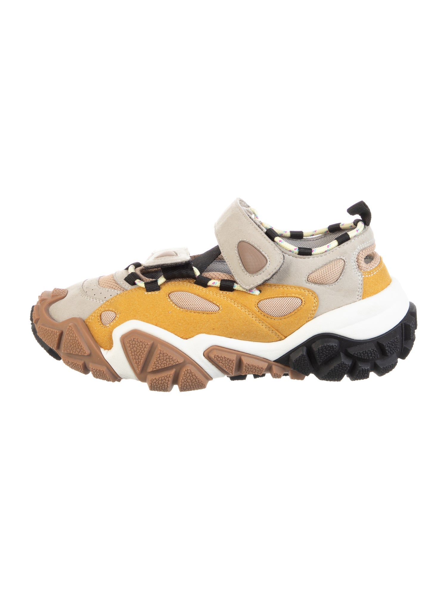 Acne Studios Suede Printed Athletic Sneakers