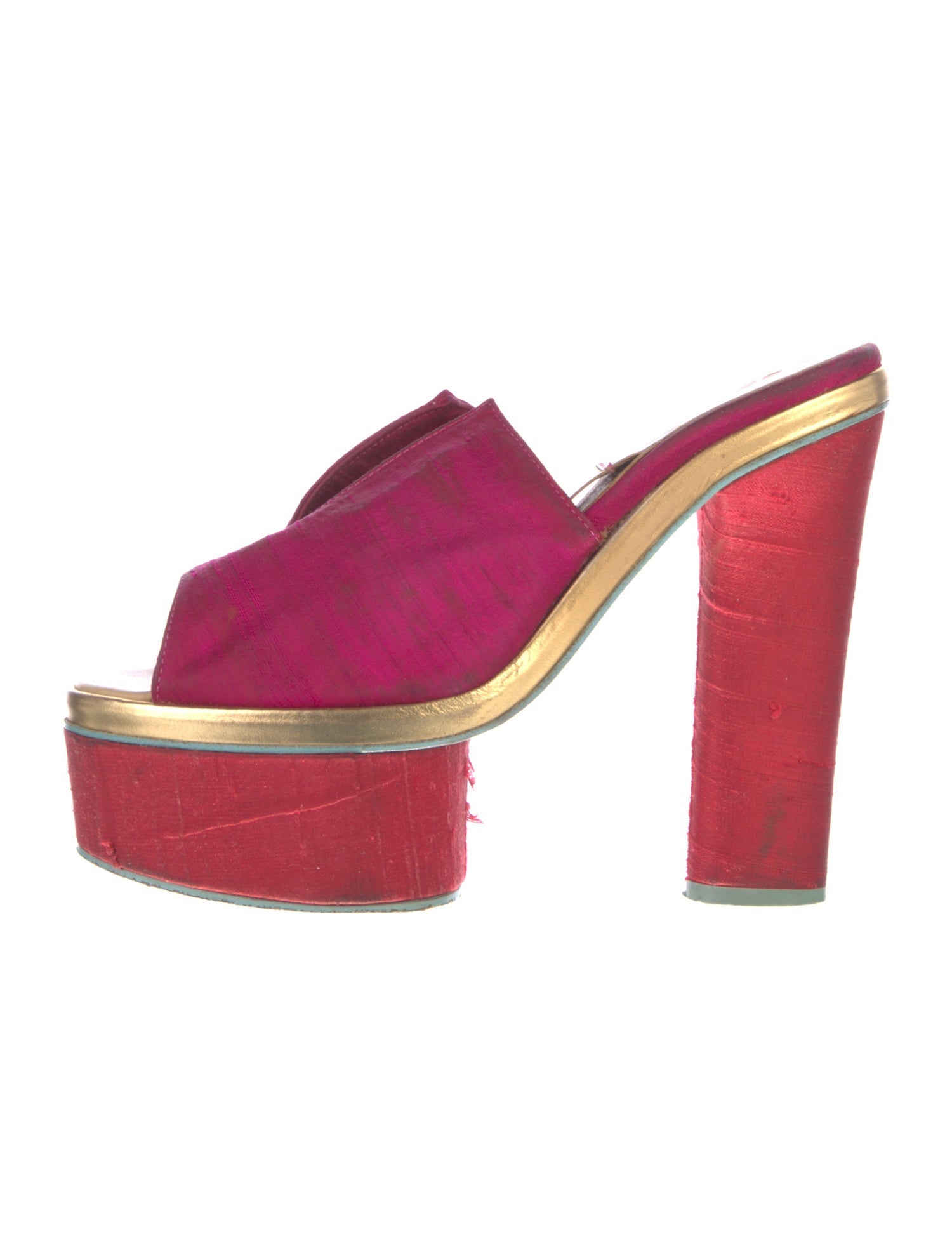 Acne Studios Colorblock Pattern Slides