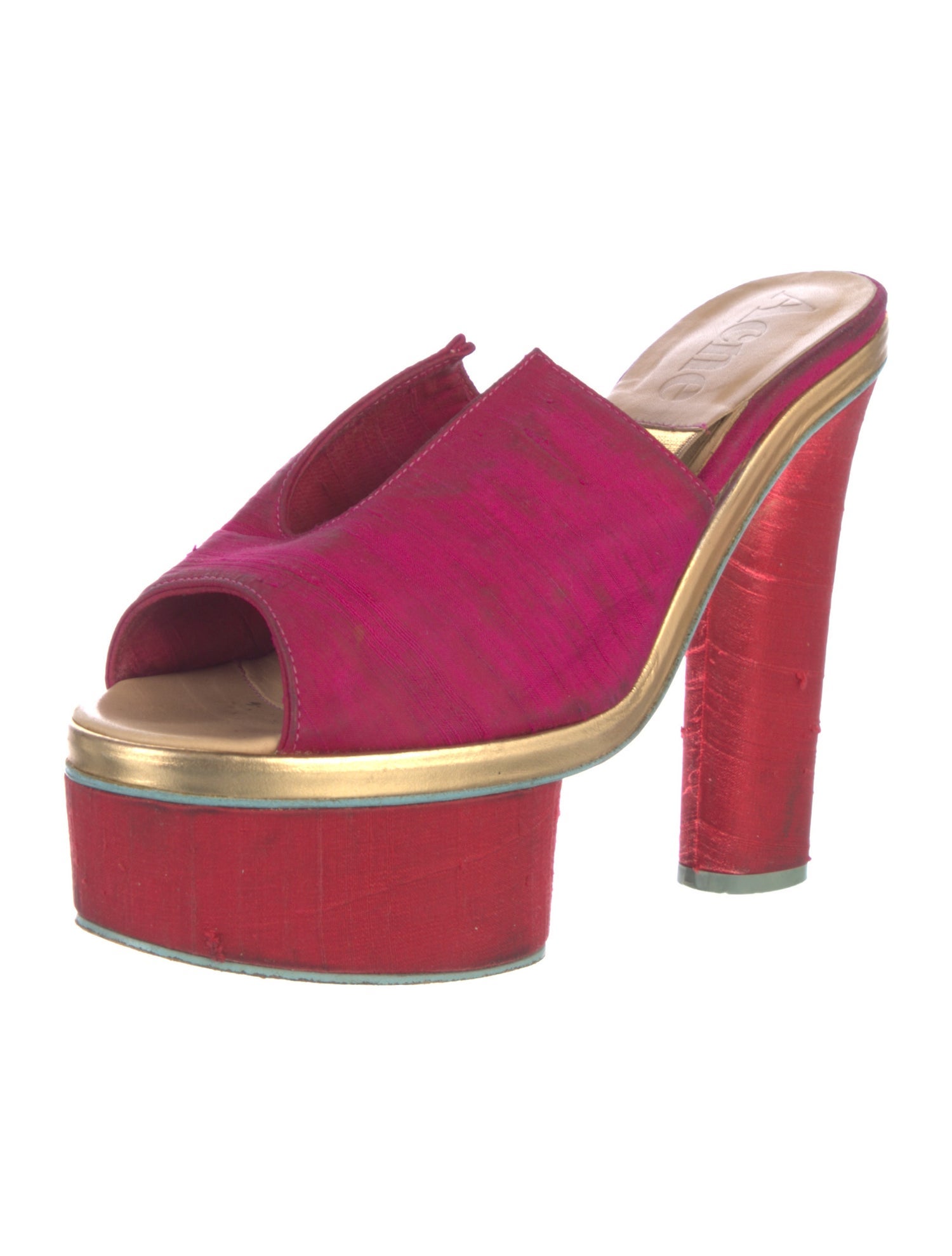 Acne Studios Colorblock Pattern Slides