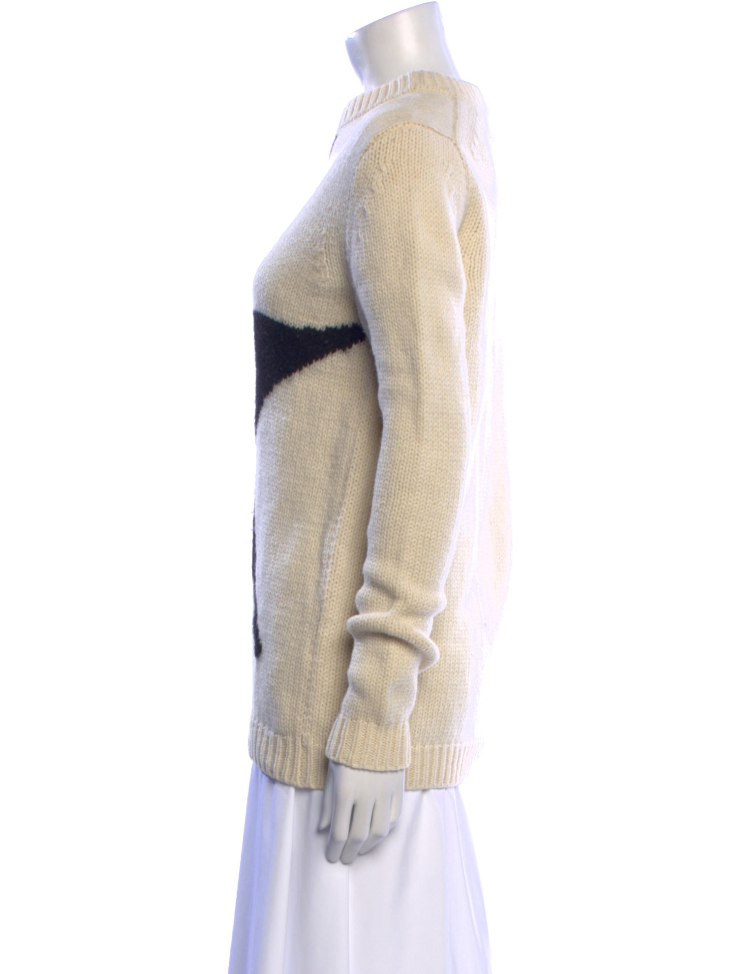 Acne Studios Wool Colorblock Pattern Sweater