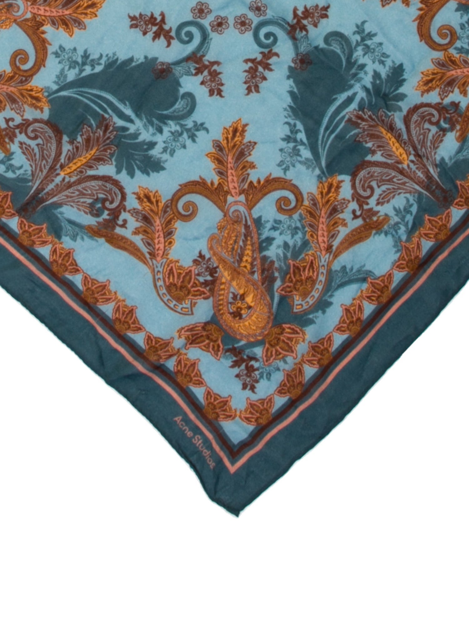 Acne Studios Paisley Print Scarf