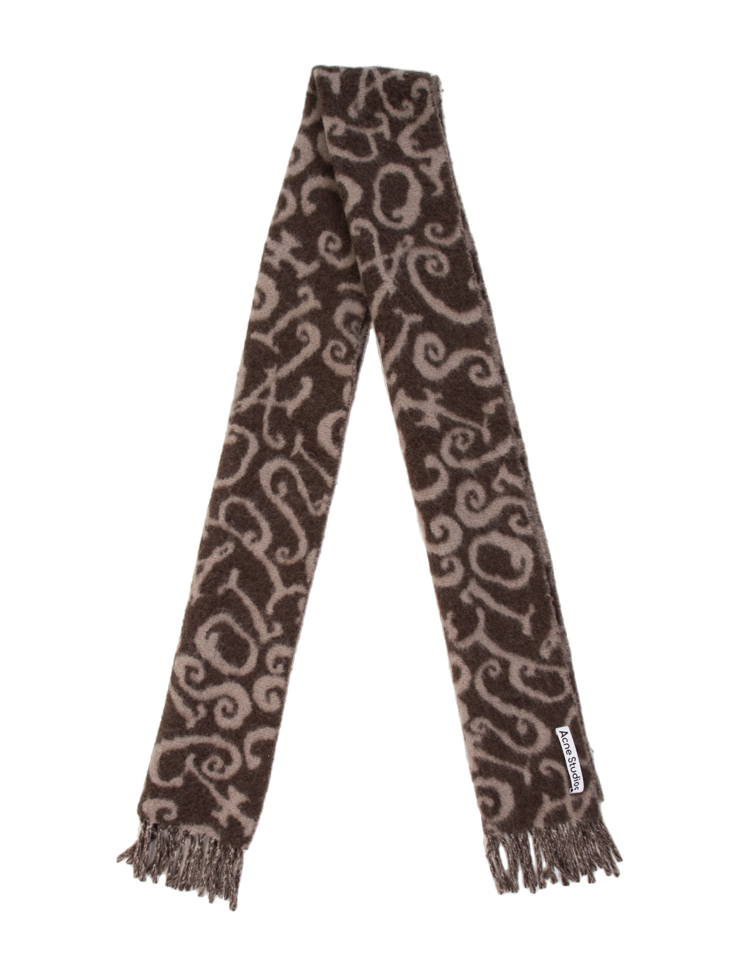 Acne Studios Wool Printed Scarf
