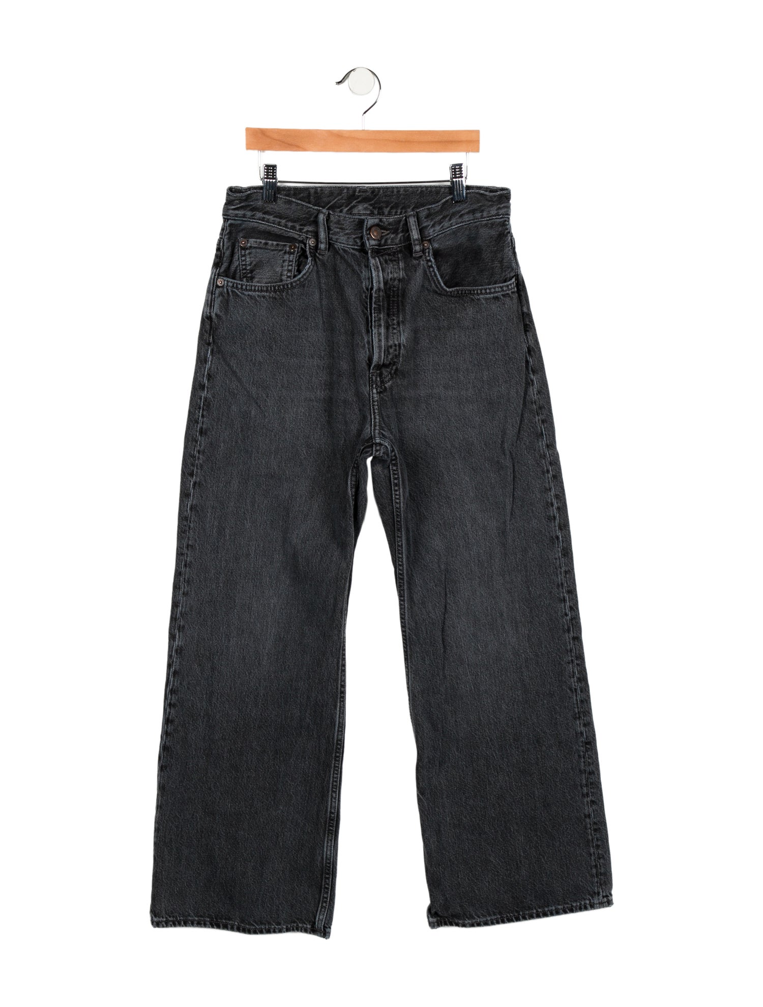 Acne Studios High-Rise Wide Leg Jeans