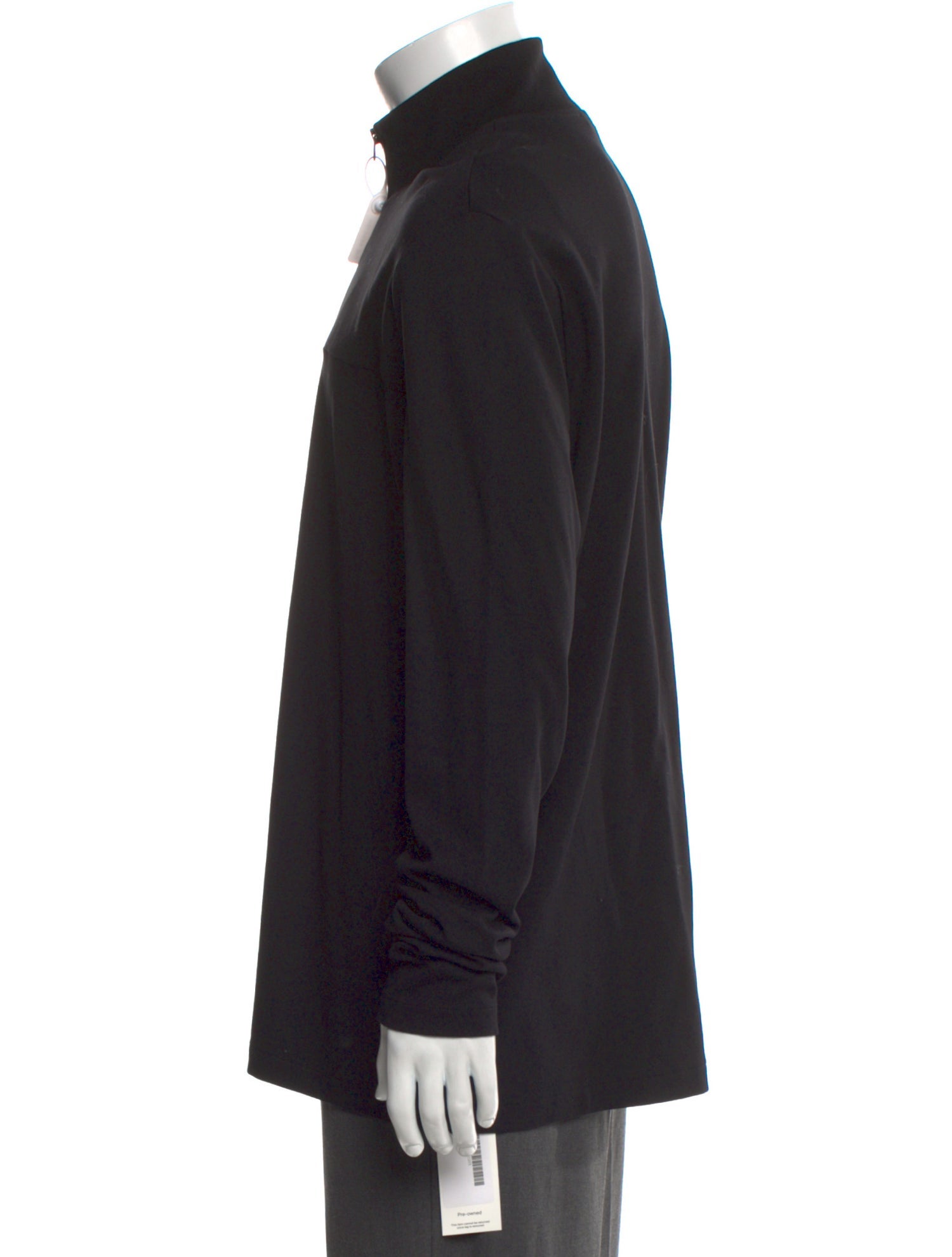 Acne Studios Mock Neck Long Sleeve Sweatshirt