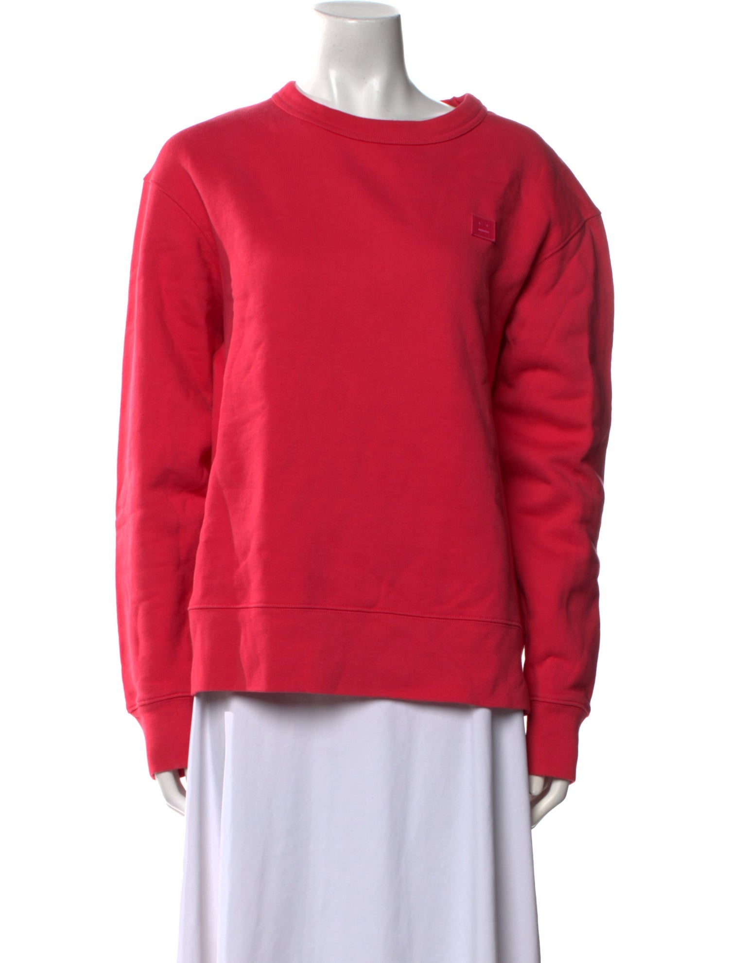 Acne Studios Bateau Neckline Long Sleeve Sweatshirt