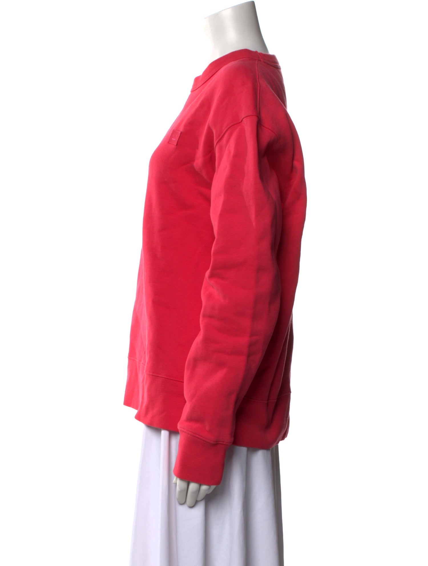 Acne Studios Bateau Neckline Long Sleeve Sweatshirt