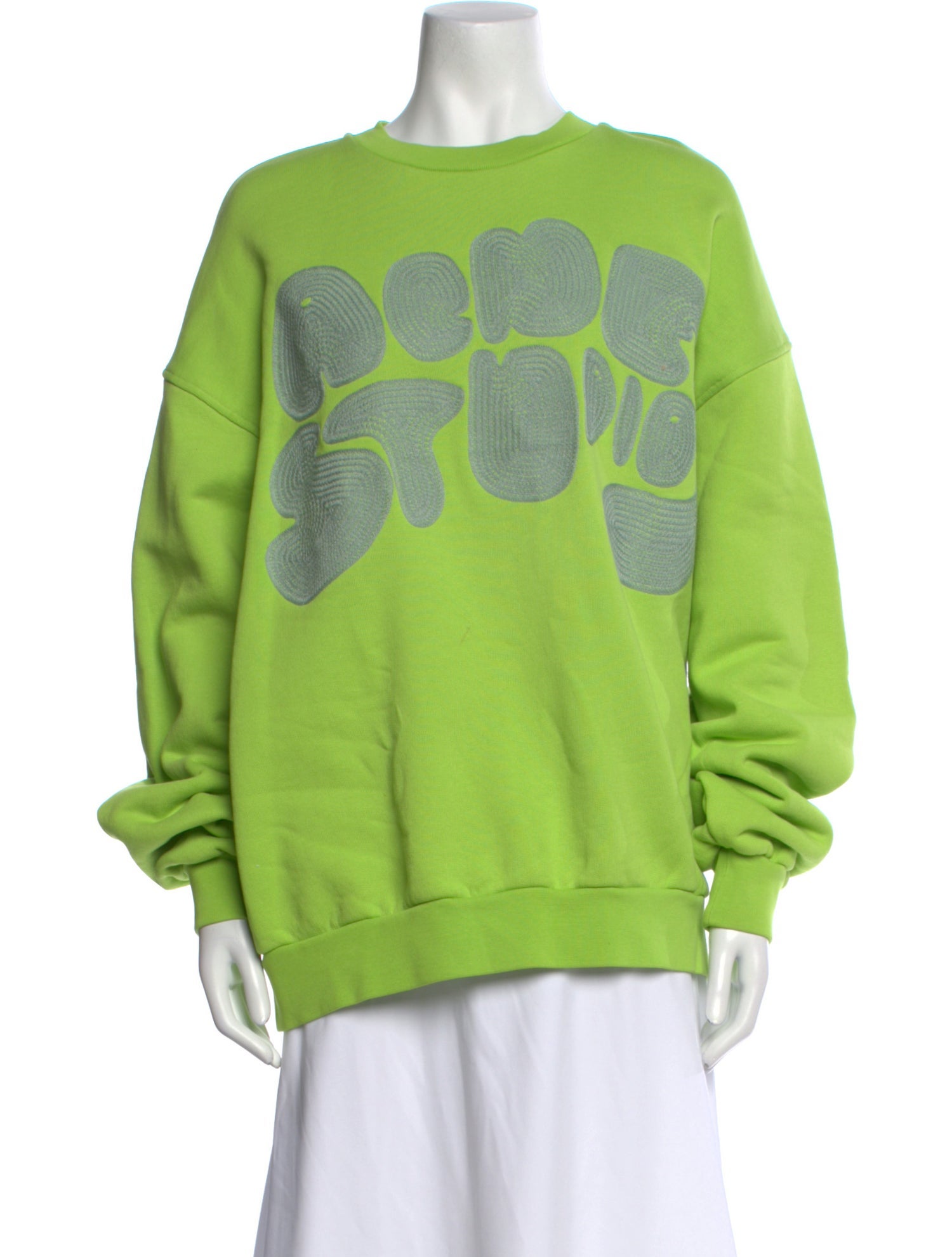 Acne Studios Graphic Print Crew Neck Sweatshirt w/ Tags