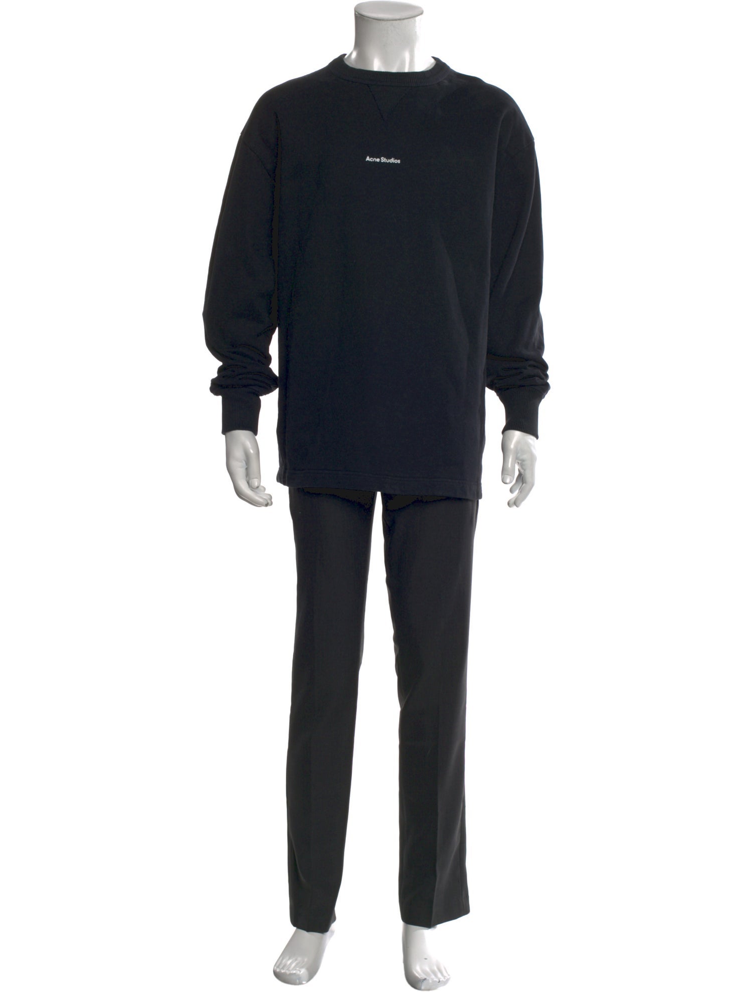 Acne Studios Graphic Print Crew Neck Sweatshirt