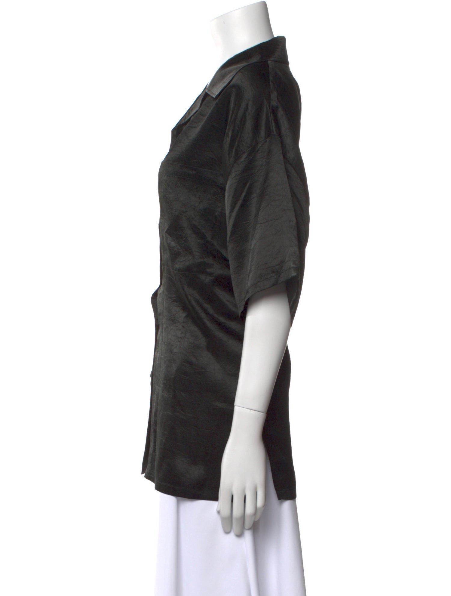 Acne Studios Short Sleeve Button-Up Top