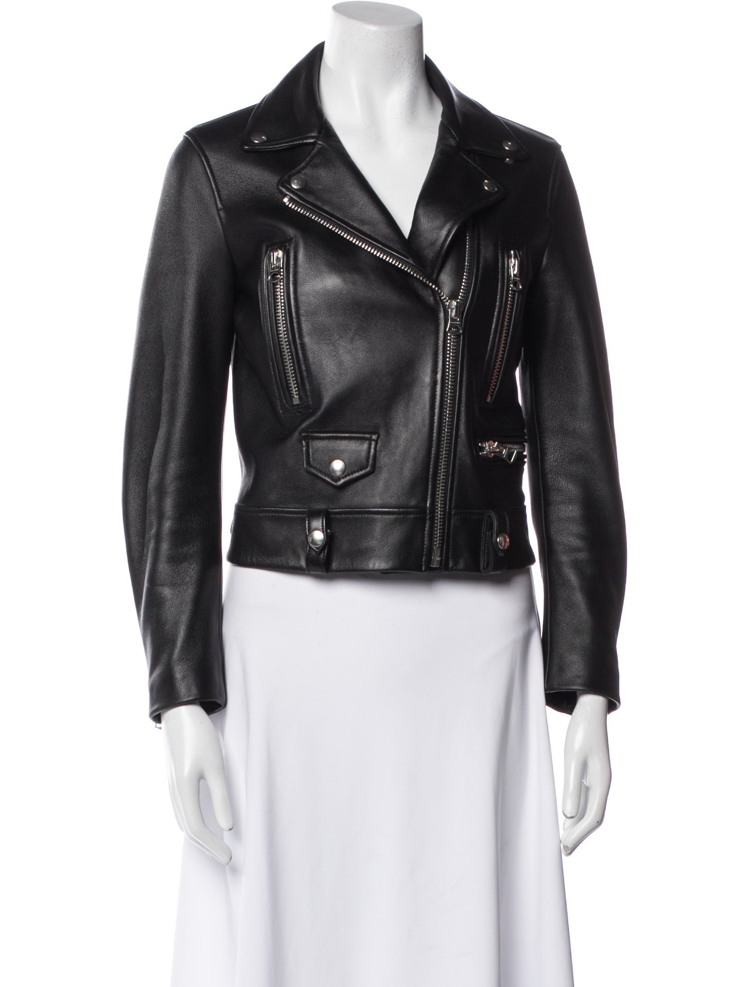 Acne Studios Leather Biker Jacket