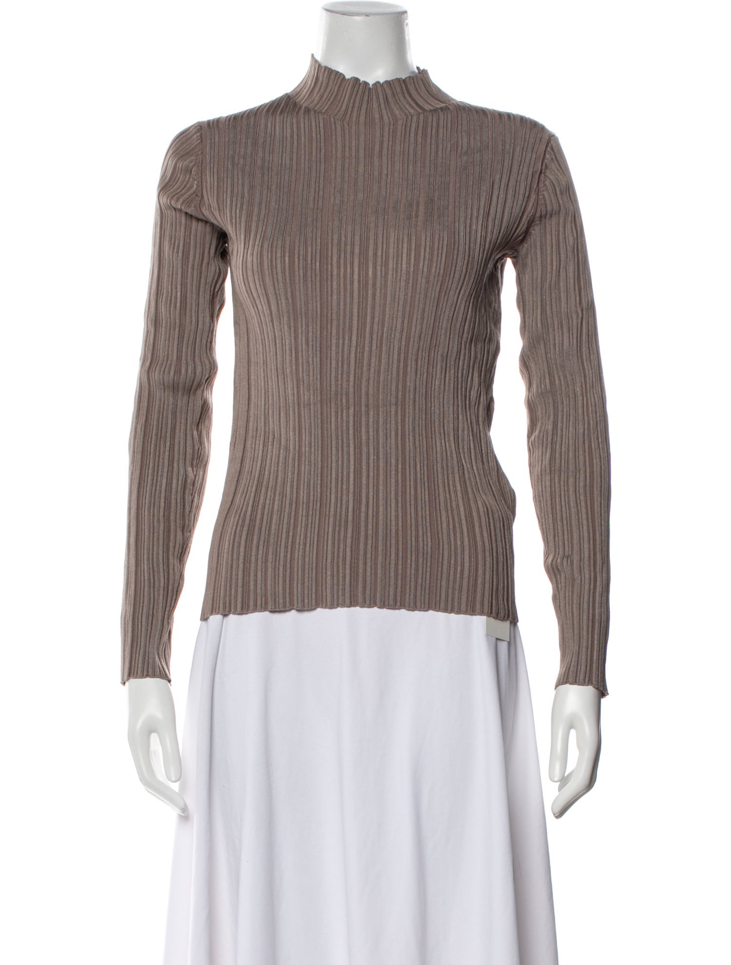 Acne Studios Mock Neck Long Sleeve Top