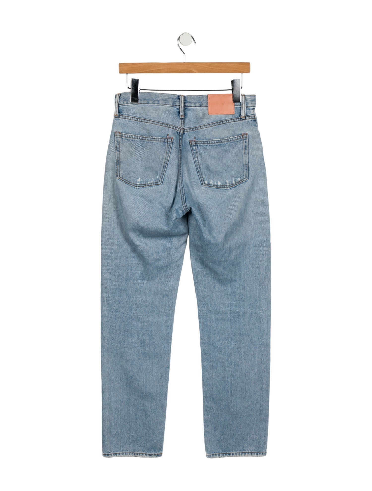 Acne Studios Mid-Rise Straight Leg Jeans