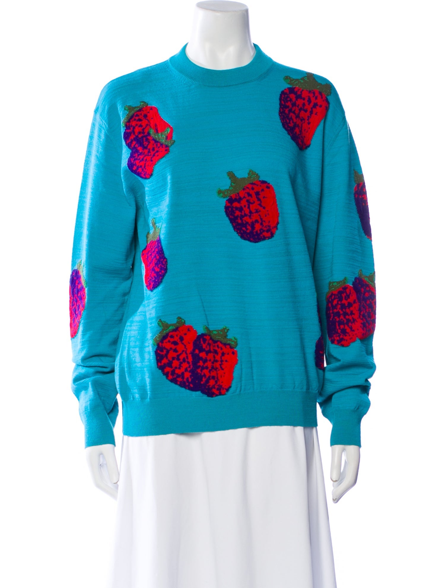 Acne Studios Graphic Print Crew Neck Sweatshirt